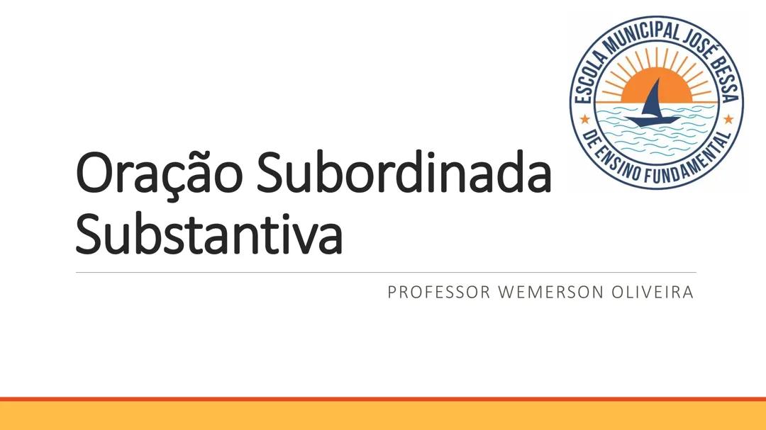 Subordinada em Língua Portuguesa