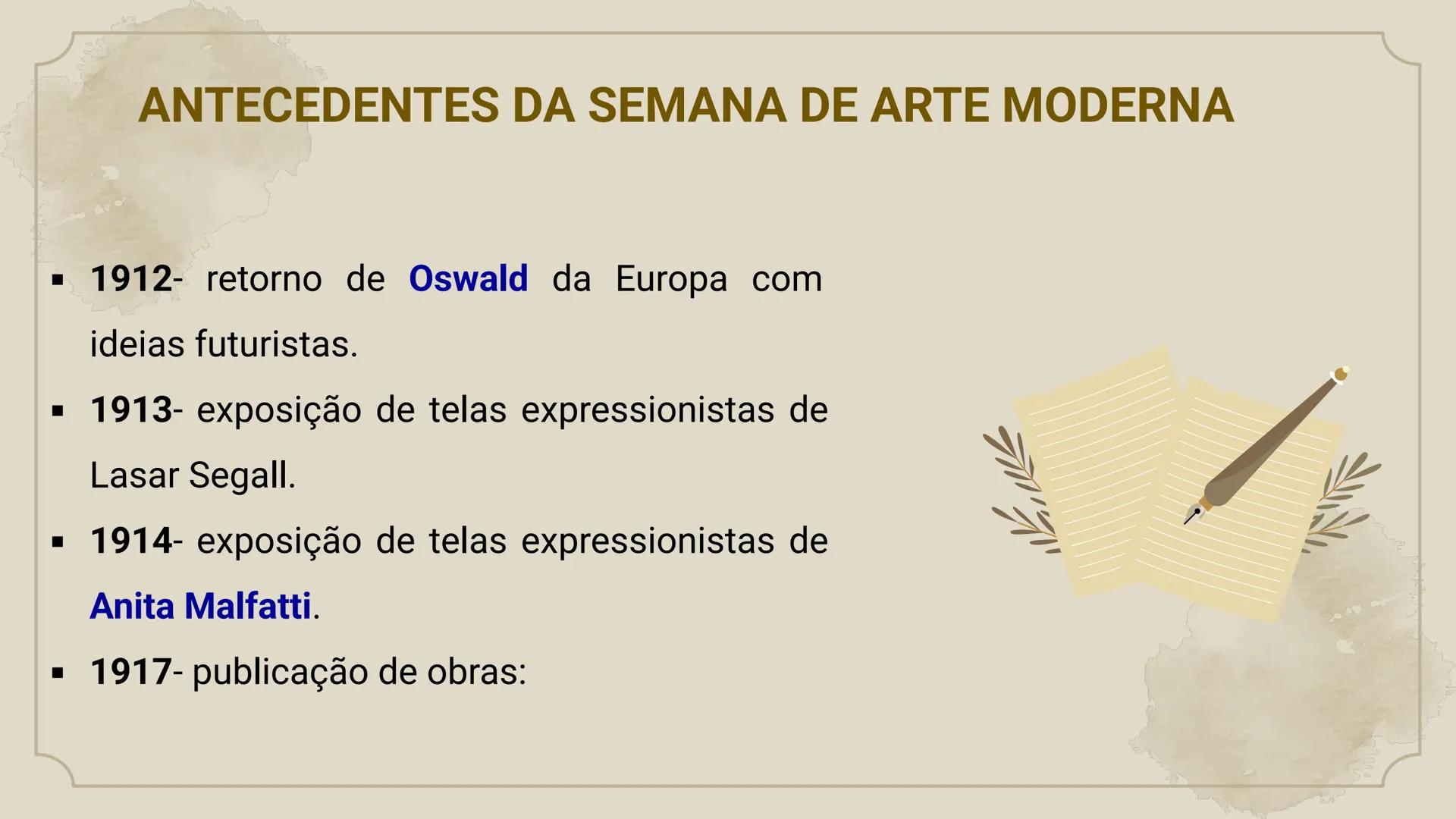 # Aula 022
# LITERATURA
Modernismo no Brasil – Primeira fase
3º Série Vamos começar +
+
+
Primeira
Fase
A primeira geração
modernist