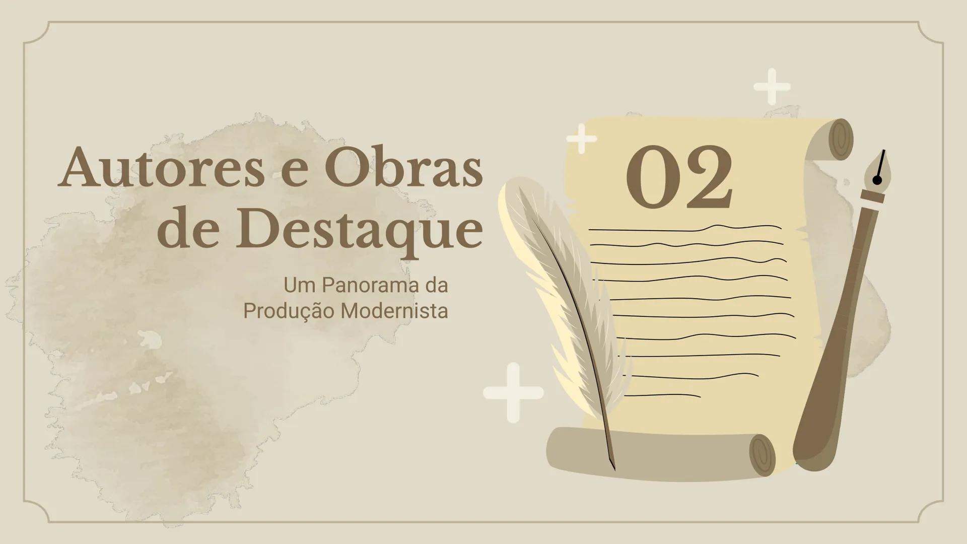 # Aula 022
# LITERATURA
Modernismo no Brasil – Primeira fase
3º Série Vamos começar +
+
+
Primeira
Fase
A primeira geração
modernist