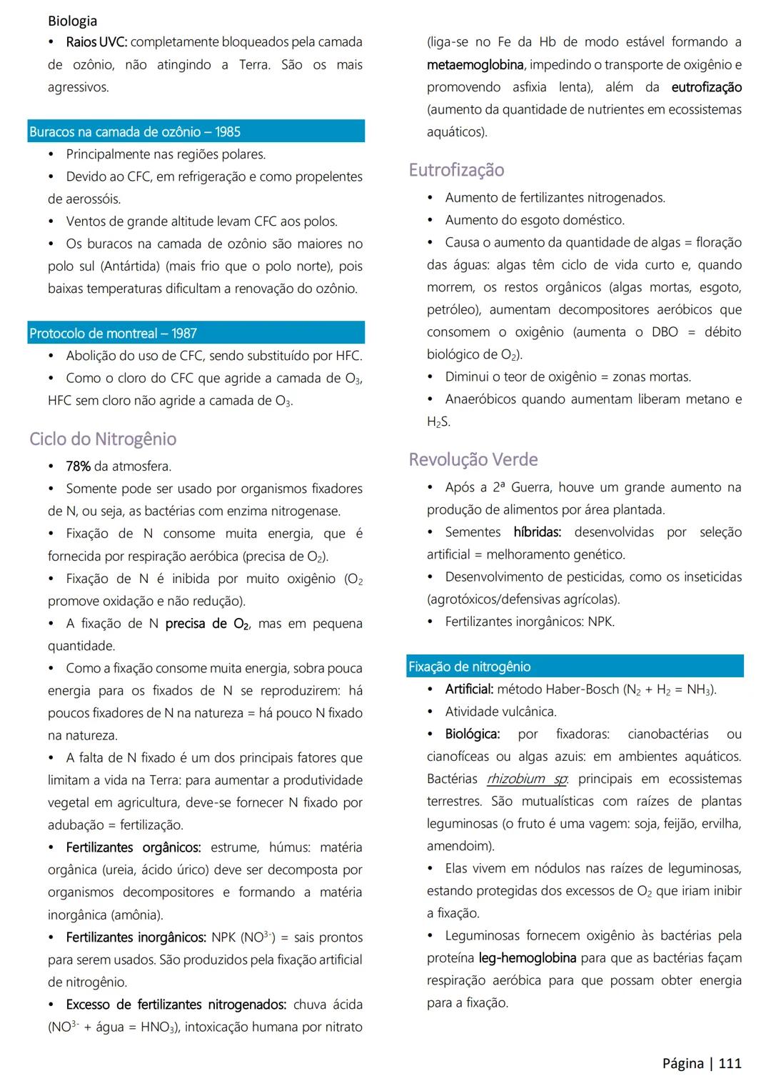 Biologia
Ácidos nucleicos
20
Sumário
RNA..
21
Introdução à biologia.
5
Ribossomos
22
Composição química.
.5
Engenharia genética.
22
Organiza