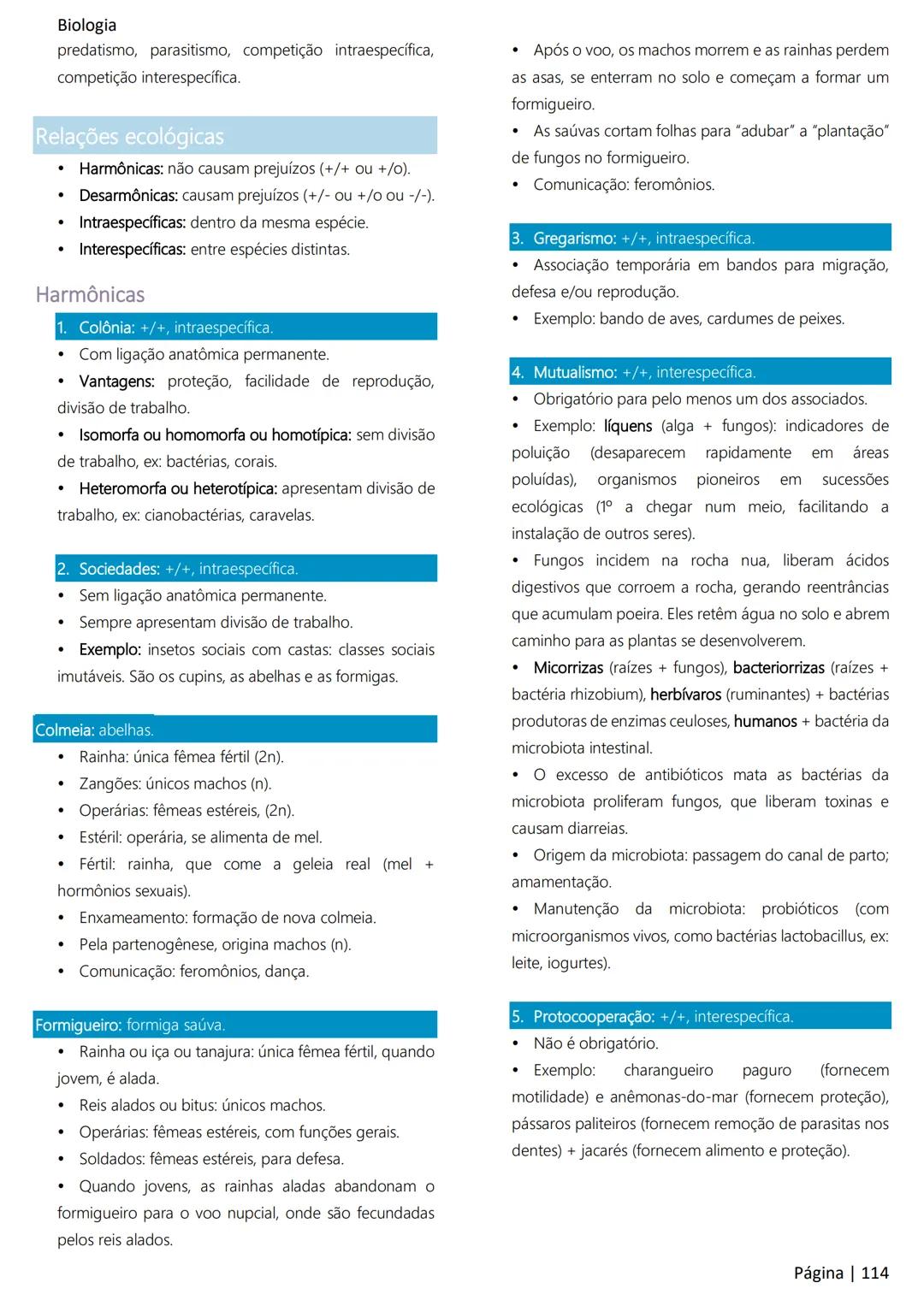 Biologia
Ácidos nucleicos
20
Sumário
RNA..
21
Introdução à biologia.
5
Ribossomos
22
Composição química.
.5
Engenharia genética.
22
Organiza