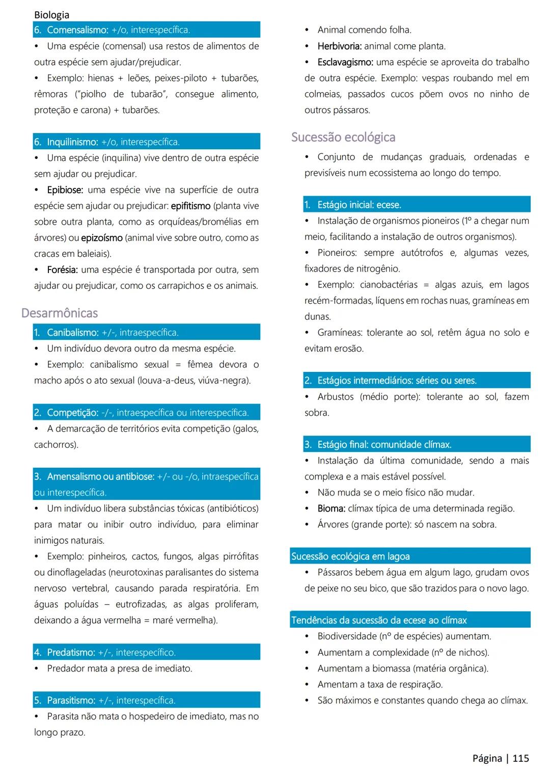 Biologia
Ácidos nucleicos
20
Sumário
RNA..
21
Introdução à biologia.
5
Ribossomos
22
Composição química.
.5
Engenharia genética.
22
Organiza