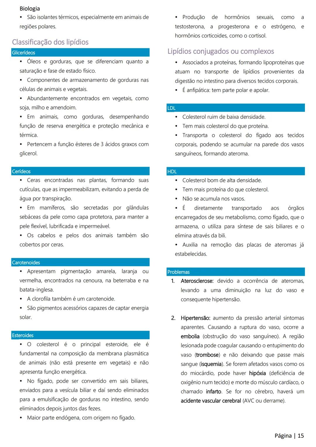 Biologia
Ácidos nucleicos
20
Sumário
RNA..
21
Introdução à biologia.
5
Ribossomos
22
Composição química.
.5
Engenharia genética.
22
Organiza