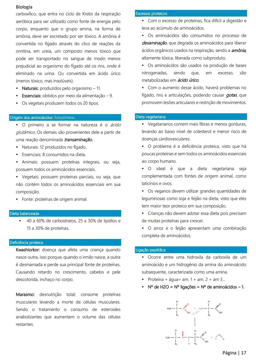 Biologia
Ácidos nucleicos
20
Sumário
RNA..
21
Introdução à biologia.
5
Ribossomos
22
Composição química.
.5
Engenharia genética.
22
Organiza