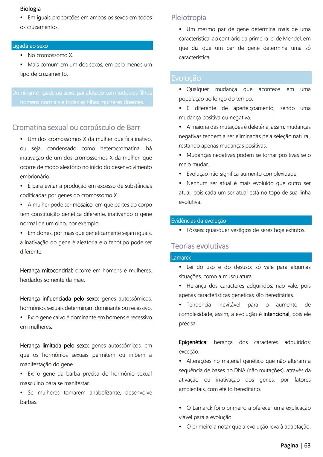 Biologia
Ácidos nucleicos
20
Sumário
RNA..
21
Introdução à biologia.
5
Ribossomos
22
Composição química.
.5
Engenharia genética.
22
Organiza