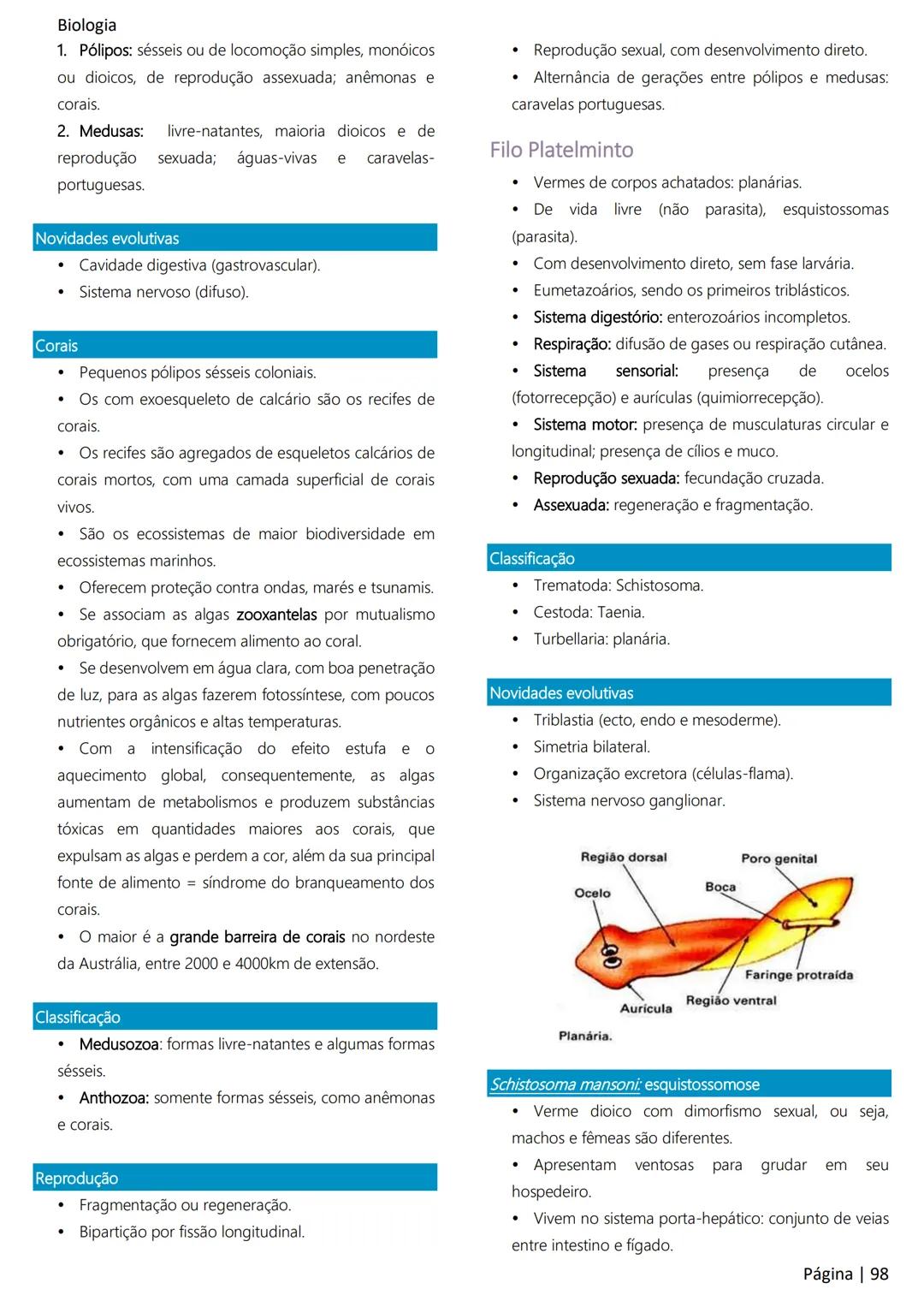 Biologia
Ácidos nucleicos
20
Sumário
RNA..
21
Introdução à biologia.
5
Ribossomos
22
Composição química.
.5
Engenharia genética.
22
Organiza