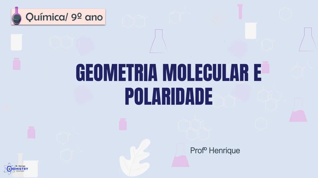 Geometria molecular e polaridade