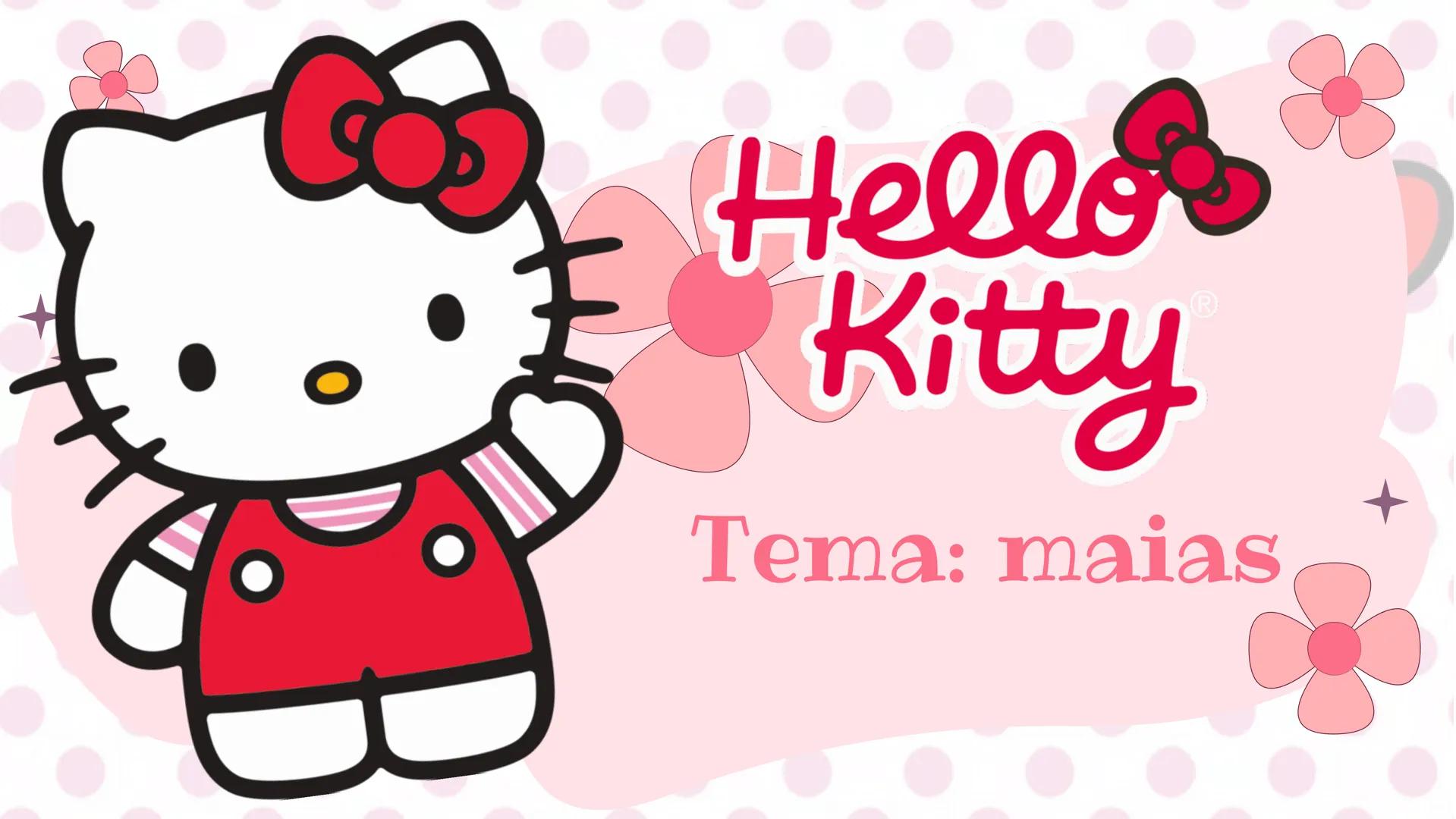 Hello
Kitty
Tema: maias Tabelas de tópicos
01.
Onde
onde surgiram
quando surgiram
02.
Religião, cultura
religião dos Maias e qual era
sua