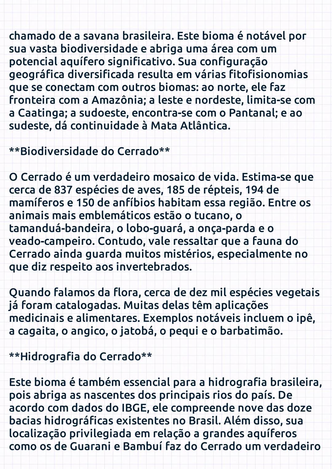 18/04/2025 17:09
Biomas Brasileiros
Os biomas brasileiros são agrupamentos de ecossistemas
que apresentam características distintas, influen