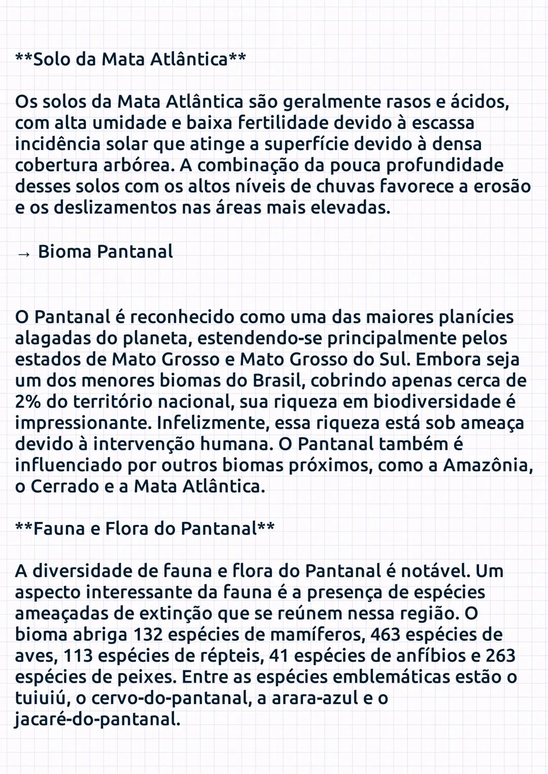 18/04/2025 17:09
Biomas Brasileiros
Os biomas brasileiros são agrupamentos de ecossistemas
que apresentam características distintas, influen