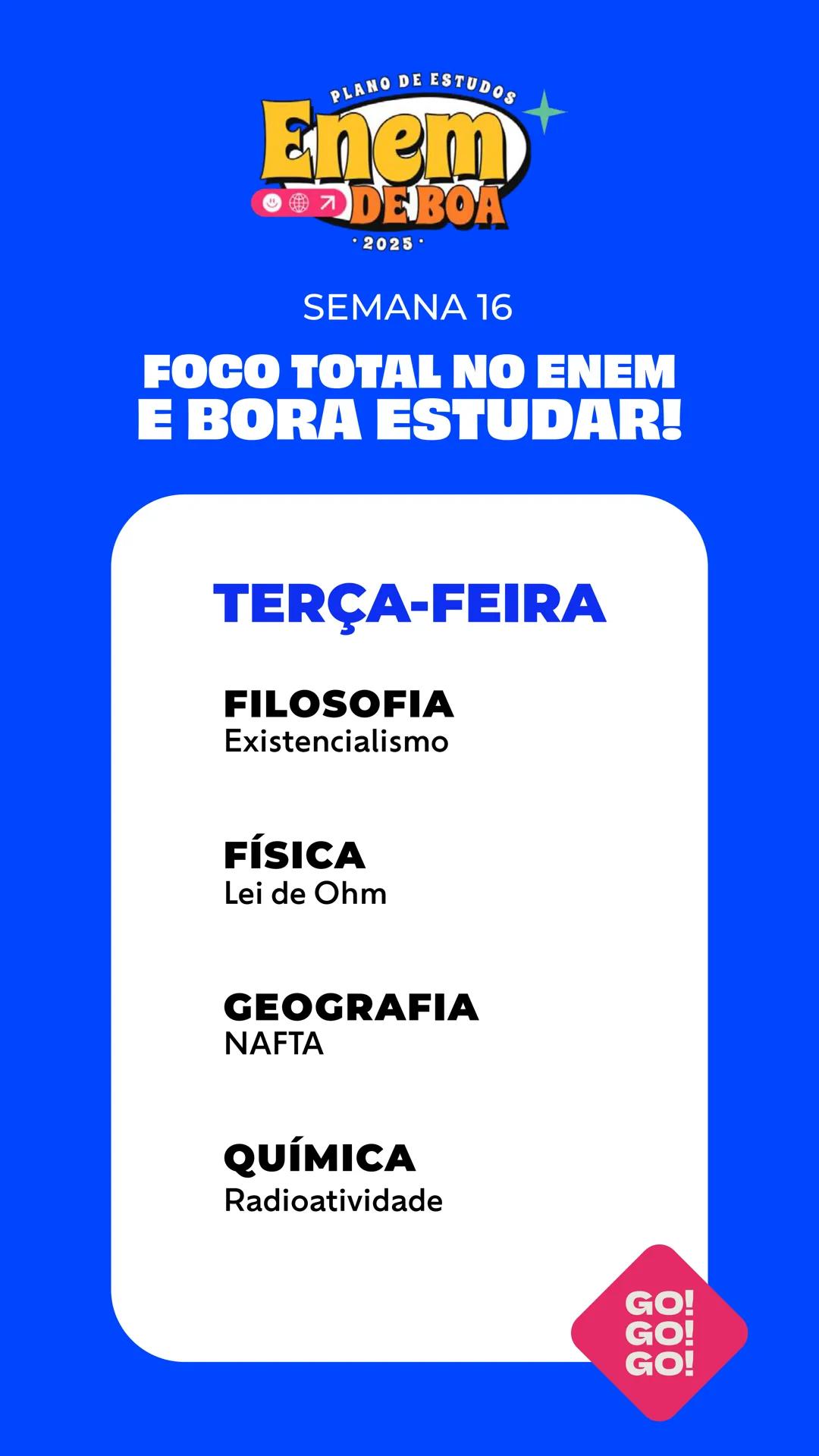 # PLANO DE ESTUDOS
# Enem
😊🌍↗️ **DE BOA**
• 2025 •
# QueroBolsa QUEM
SOMOS?
Quero Bolsa
Conectamos quem quer
aprender a quem é especia