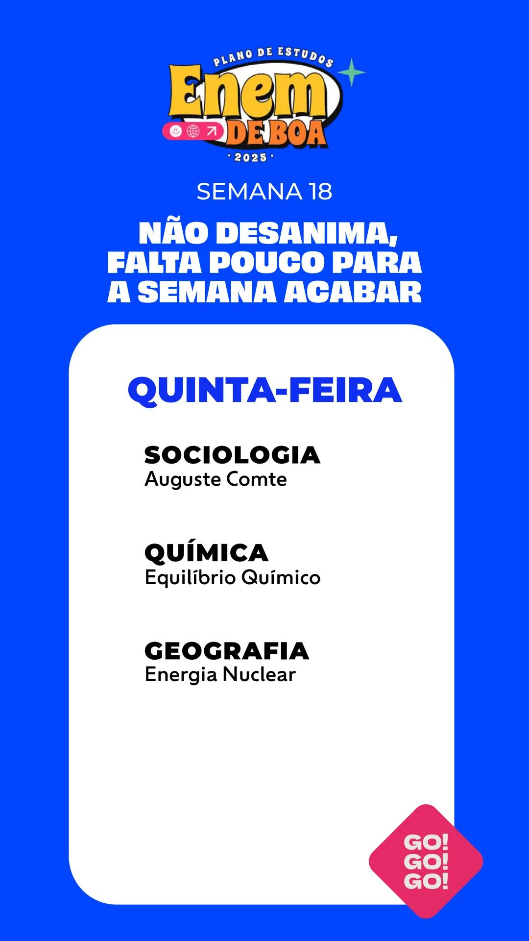 # PLANO DE ESTUDOS
# Enem
😊🌍↗️ **DE BOA**
• 2025 •
# QueroBolsa QUEM
SOMOS?
Quero Bolsa
Conectamos quem quer
aprender a quem é especia
