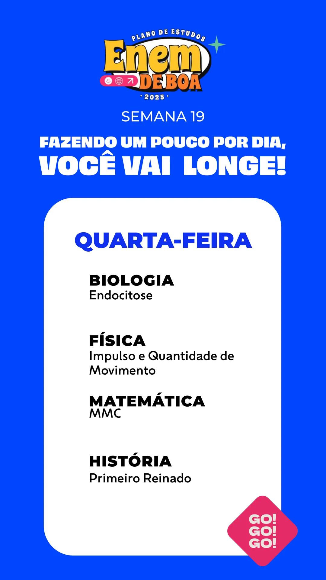 # PLANO DE ESTUDOS
# Enem
😊🌍↗️ **DE BOA**
• 2025 •
# QueroBolsa QUEM
SOMOS?
Quero Bolsa
Conectamos quem quer
aprender a quem é especia