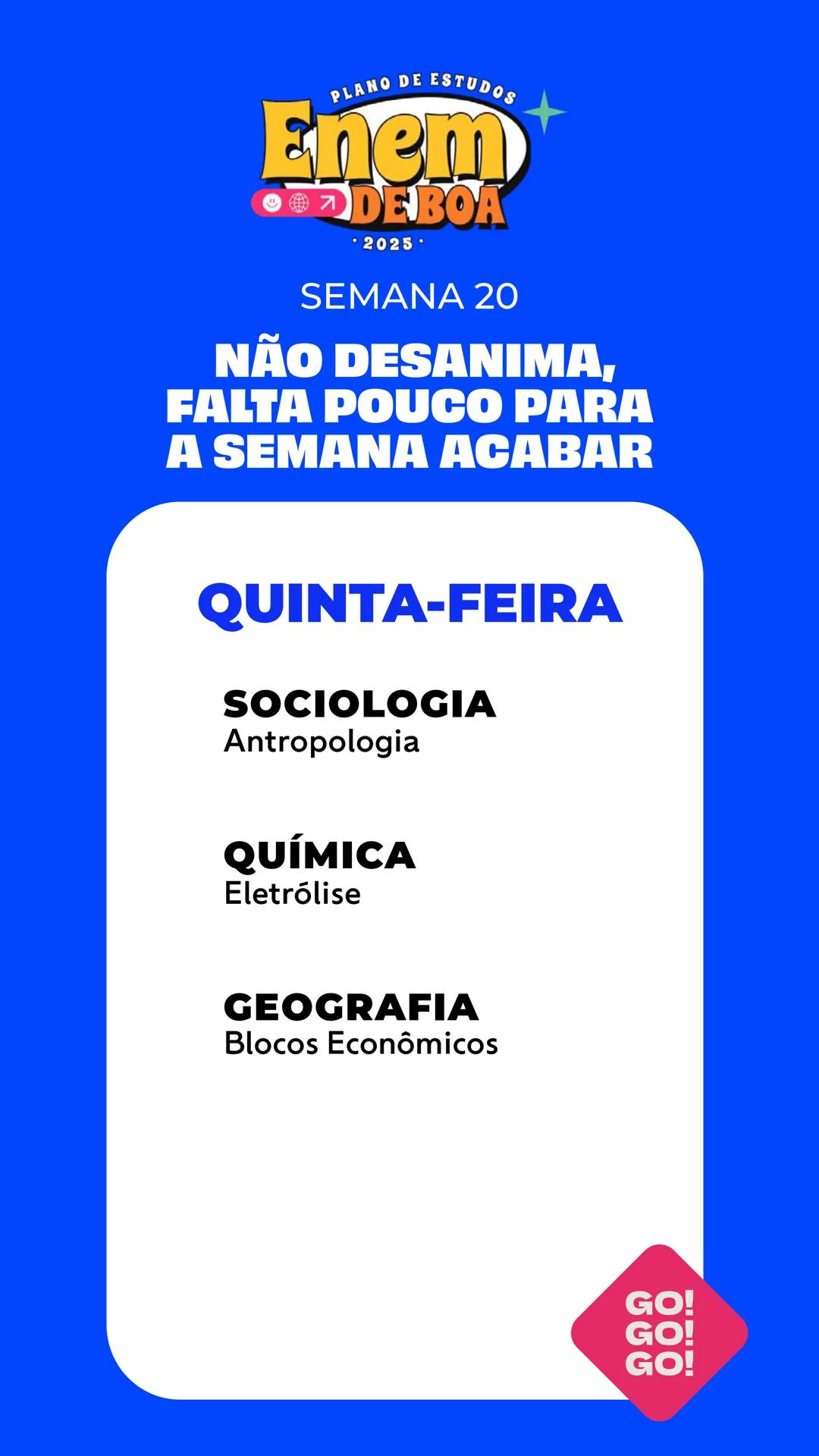 # PLANO DE ESTUDOS
# Enem
😊🌍↗️ **DE BOA**
• 2025 •
# QueroBolsa QUEM
SOMOS?
Quero Bolsa
Conectamos quem quer
aprender a quem é especia