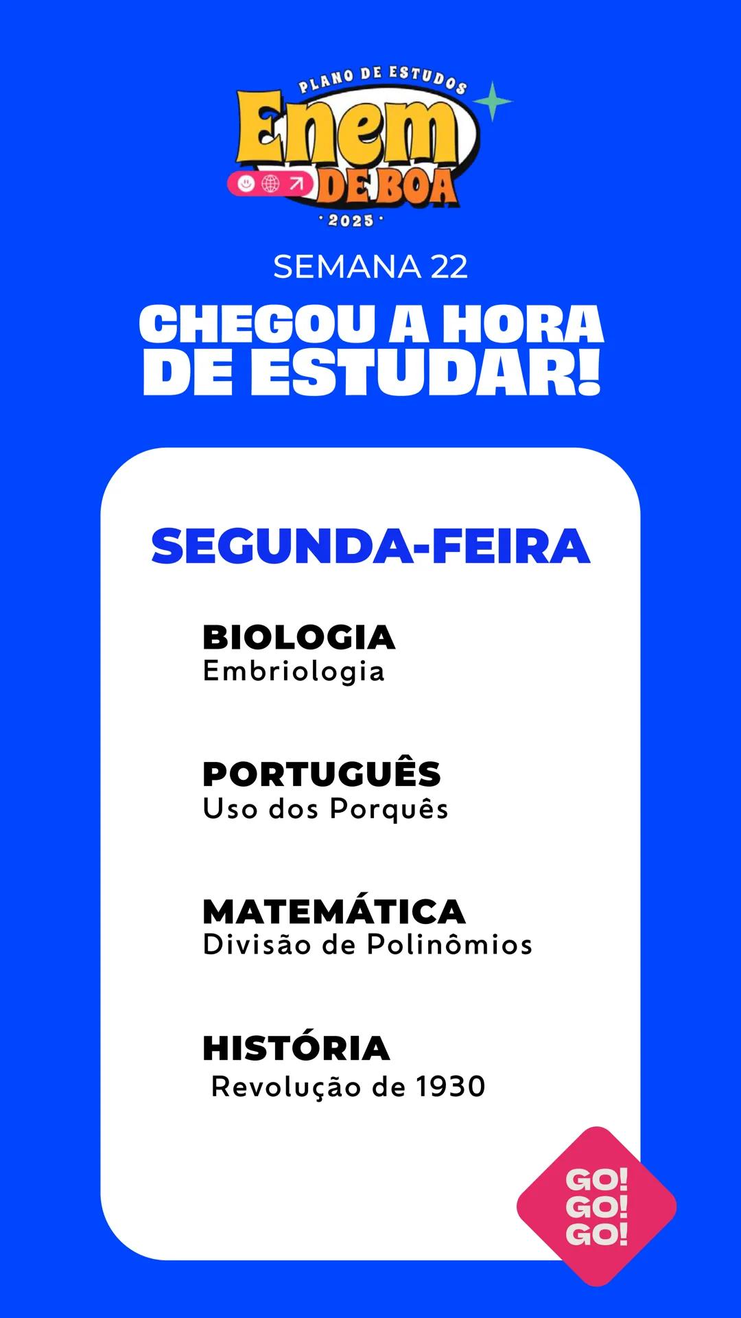 # PLANO DE ESTUDOS
# Enem
😊🌍↗️ **DE BOA**
• 2025 •
# QueroBolsa QUEM
SOMOS?
Quero Bolsa
Conectamos quem quer
aprender a quem é especia