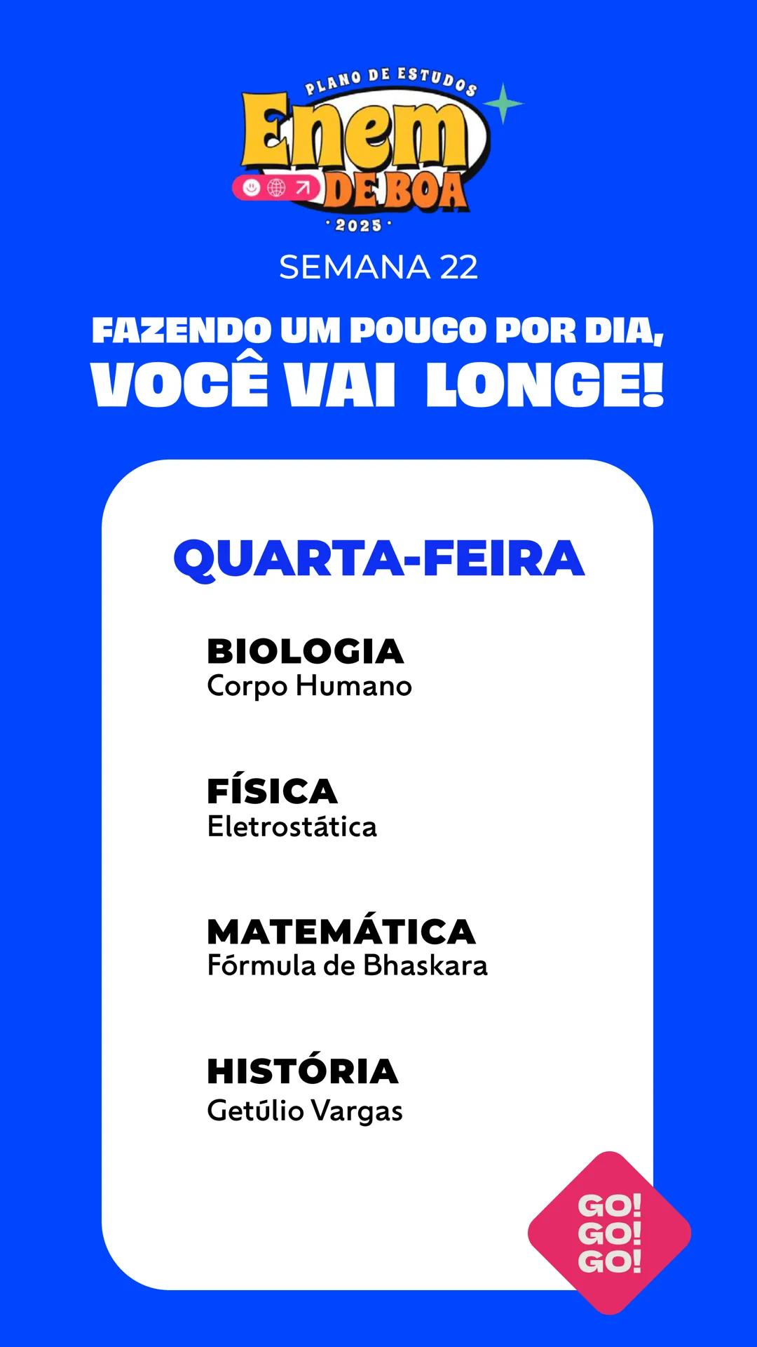 # PLANO DE ESTUDOS
# Enem
😊🌍↗️ **DE BOA**
• 2025 •
# QueroBolsa QUEM
SOMOS?
Quero Bolsa
Conectamos quem quer
aprender a quem é especia