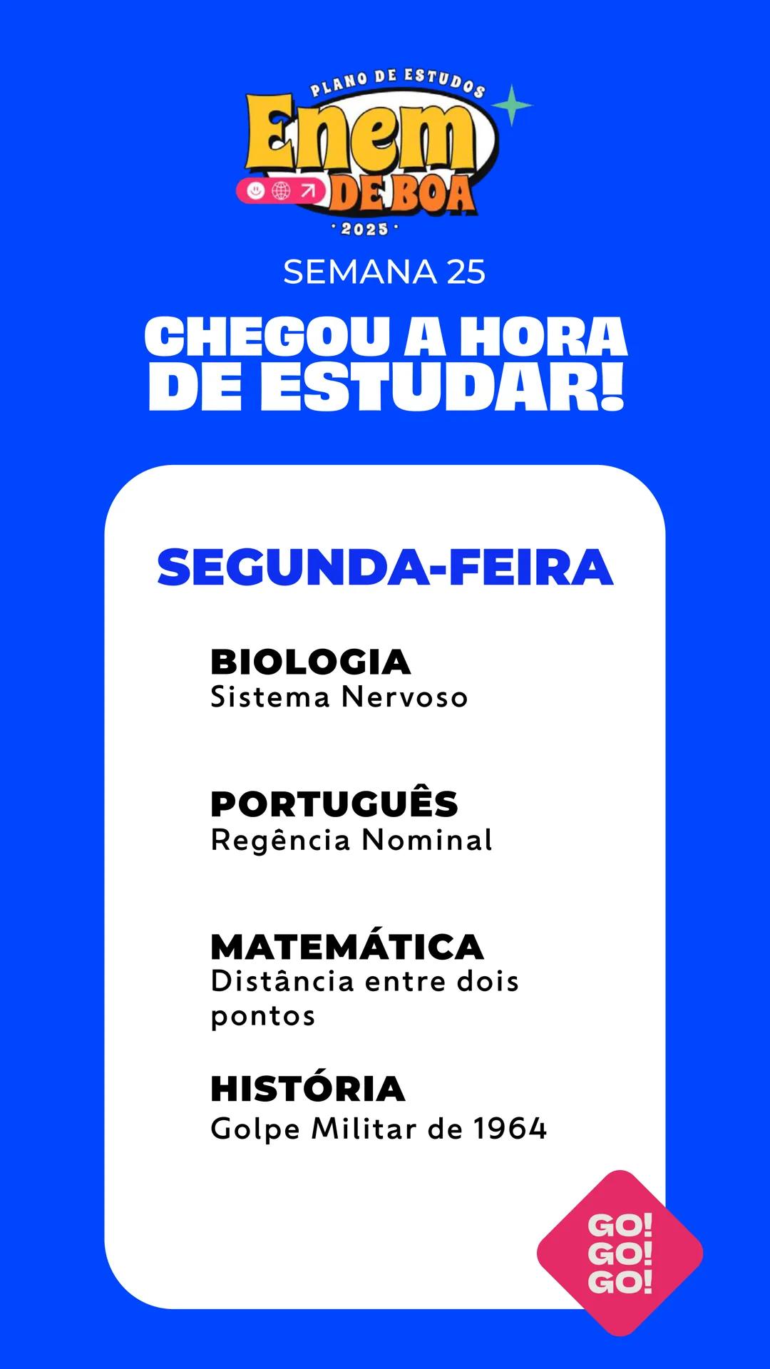 # PLANO DE ESTUDOS
# Enem
😊🌍↗️ **DE BOA**
• 2025 •
# QueroBolsa QUEM
SOMOS?
Quero Bolsa
Conectamos quem quer
aprender a quem é especia