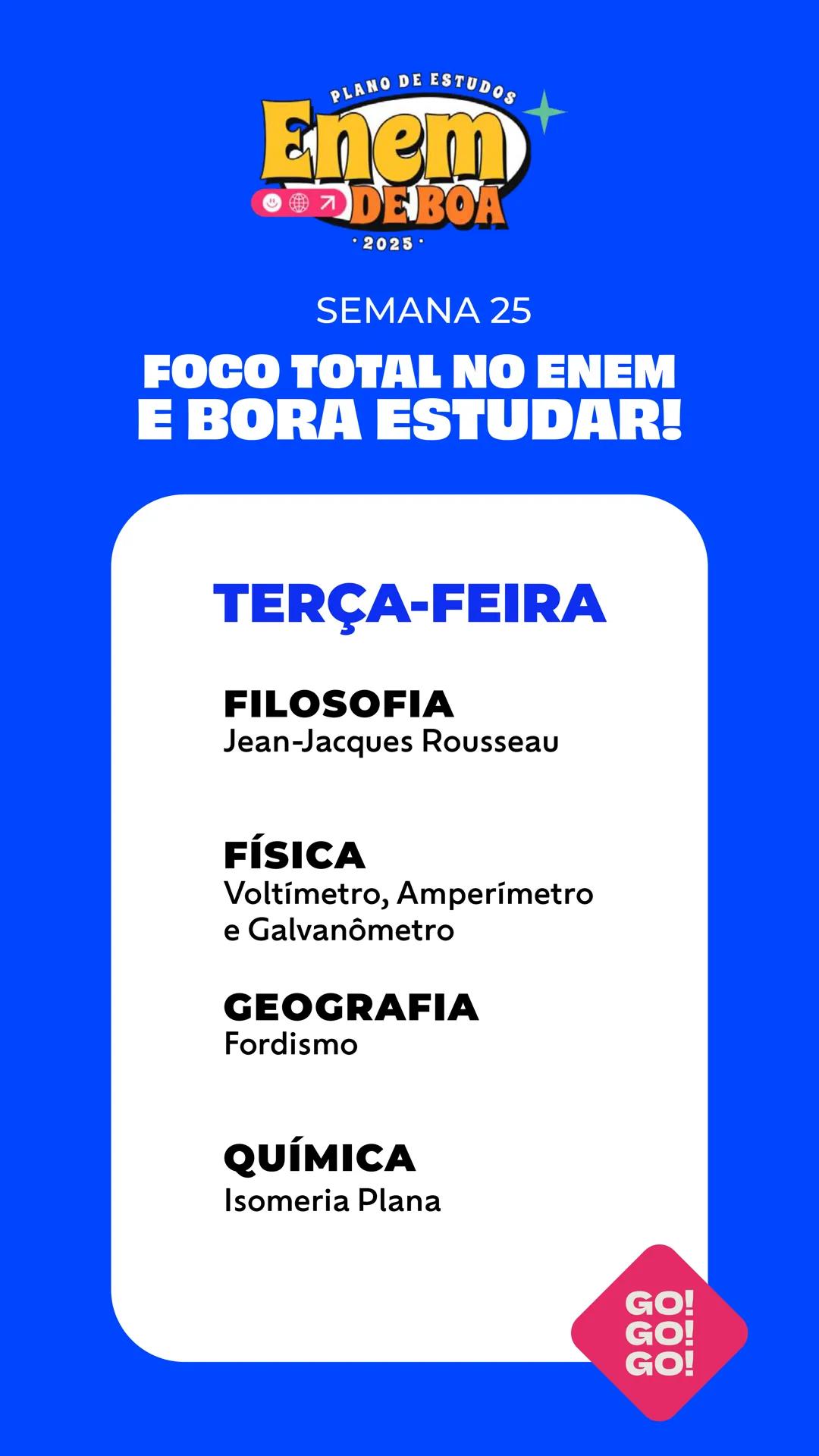 # PLANO DE ESTUDOS
# Enem
😊🌍↗️ **DE BOA**
• 2025 •
# QueroBolsa QUEM
SOMOS?
Quero Bolsa
Conectamos quem quer
aprender a quem é especia
