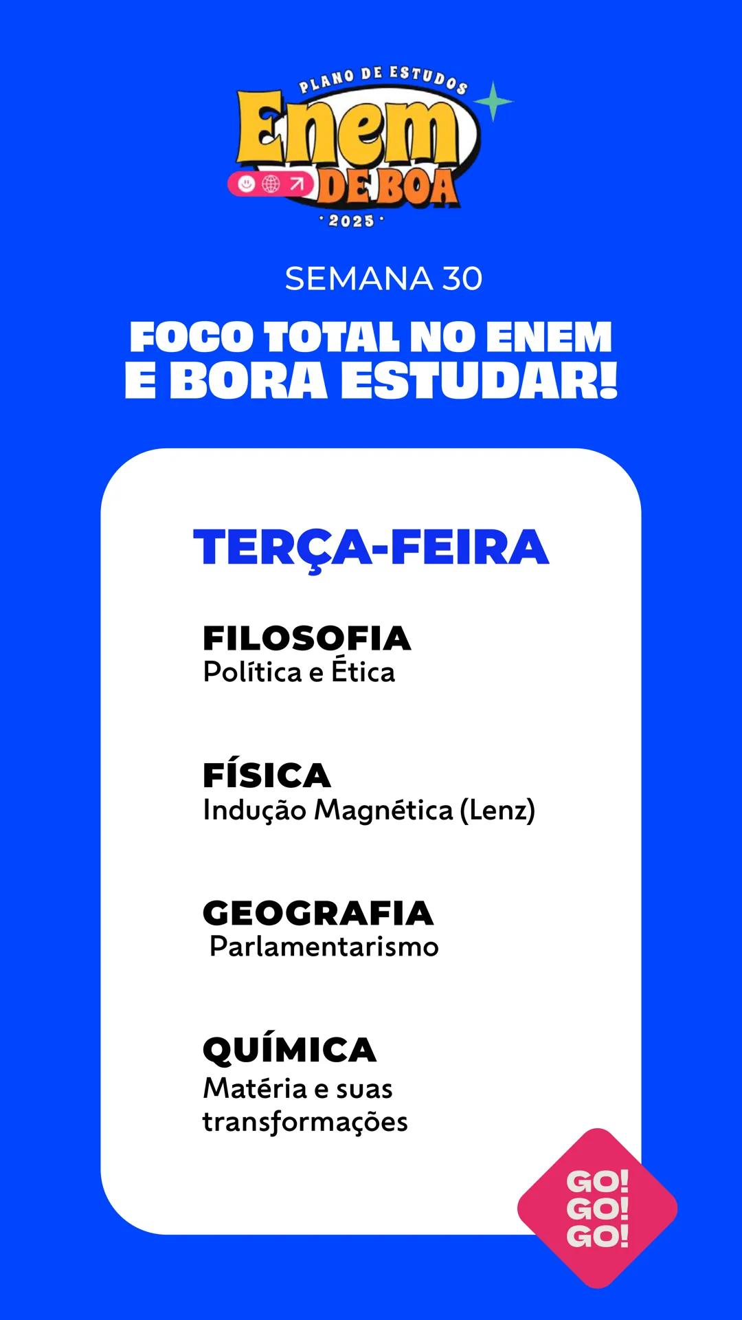 # PLANO DE ESTUDOS
# Enem
😊🌍↗️ **DE BOA**
• 2025 •
# QueroBolsa QUEM
SOMOS?
Quero Bolsa
Conectamos quem quer
aprender a quem é especia