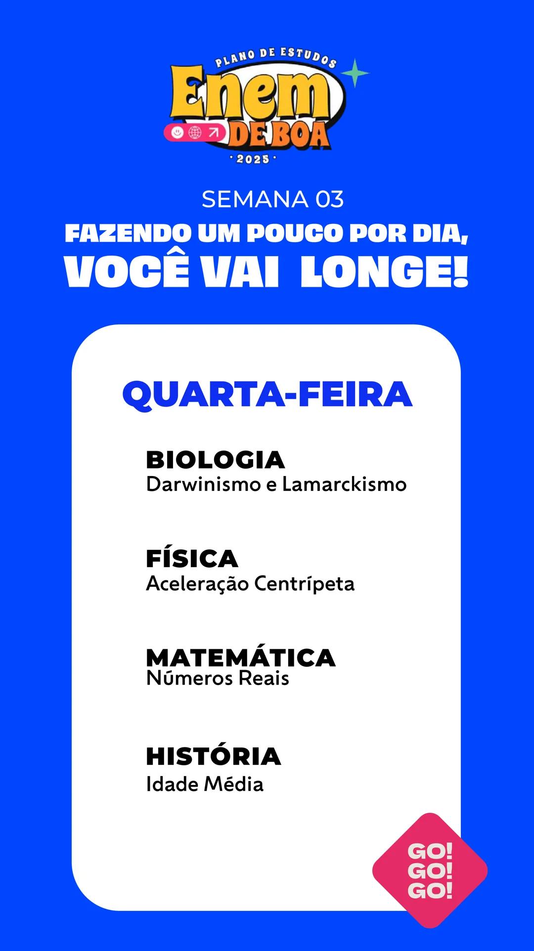 # PLANO DE ESTUDOS
# Enem
😊🌍↗️ **DE BOA**
• 2025 •
# QueroBolsa QUEM
SOMOS?
Quero Bolsa
Conectamos quem quer
aprender a quem é especia