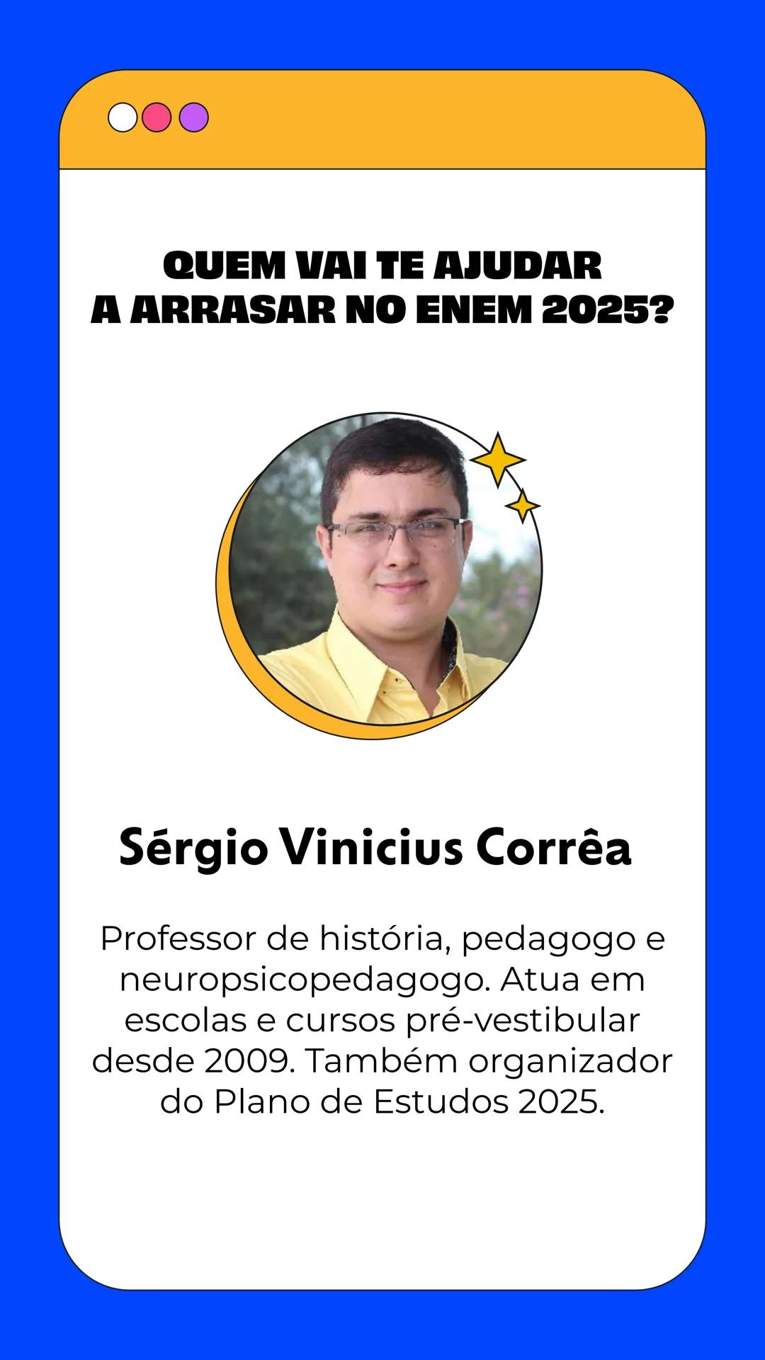 # PLANO DE ESTUDOS
# Enem
😊🌍↗️ **DE BOA**
• 2025 •
# QueroBolsa QUEM
SOMOS?
Quero Bolsa
Conectamos quem quer
aprender a quem é especia