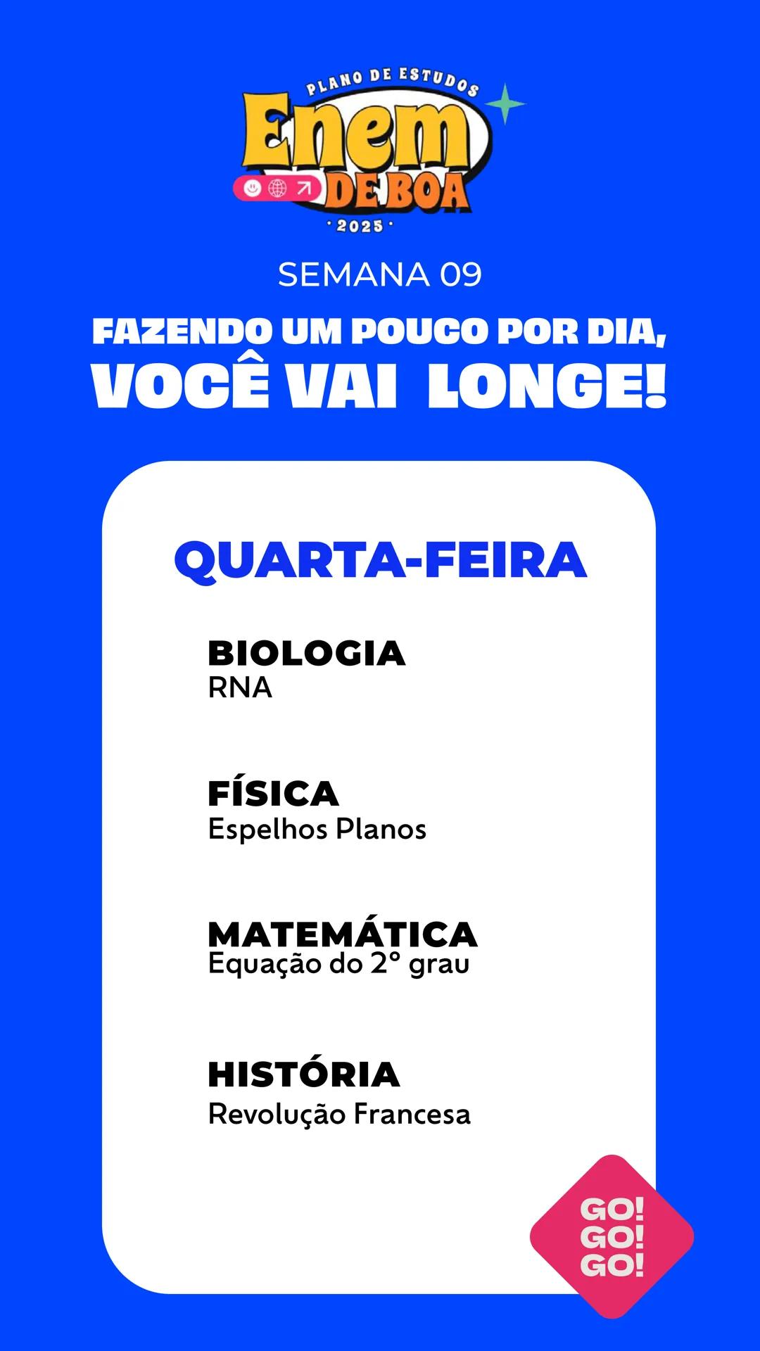 # PLANO DE ESTUDOS
# Enem
😊🌍↗️ **DE BOA**
• 2025 •
# QueroBolsa QUEM
SOMOS?
Quero Bolsa
Conectamos quem quer
aprender a quem é especia