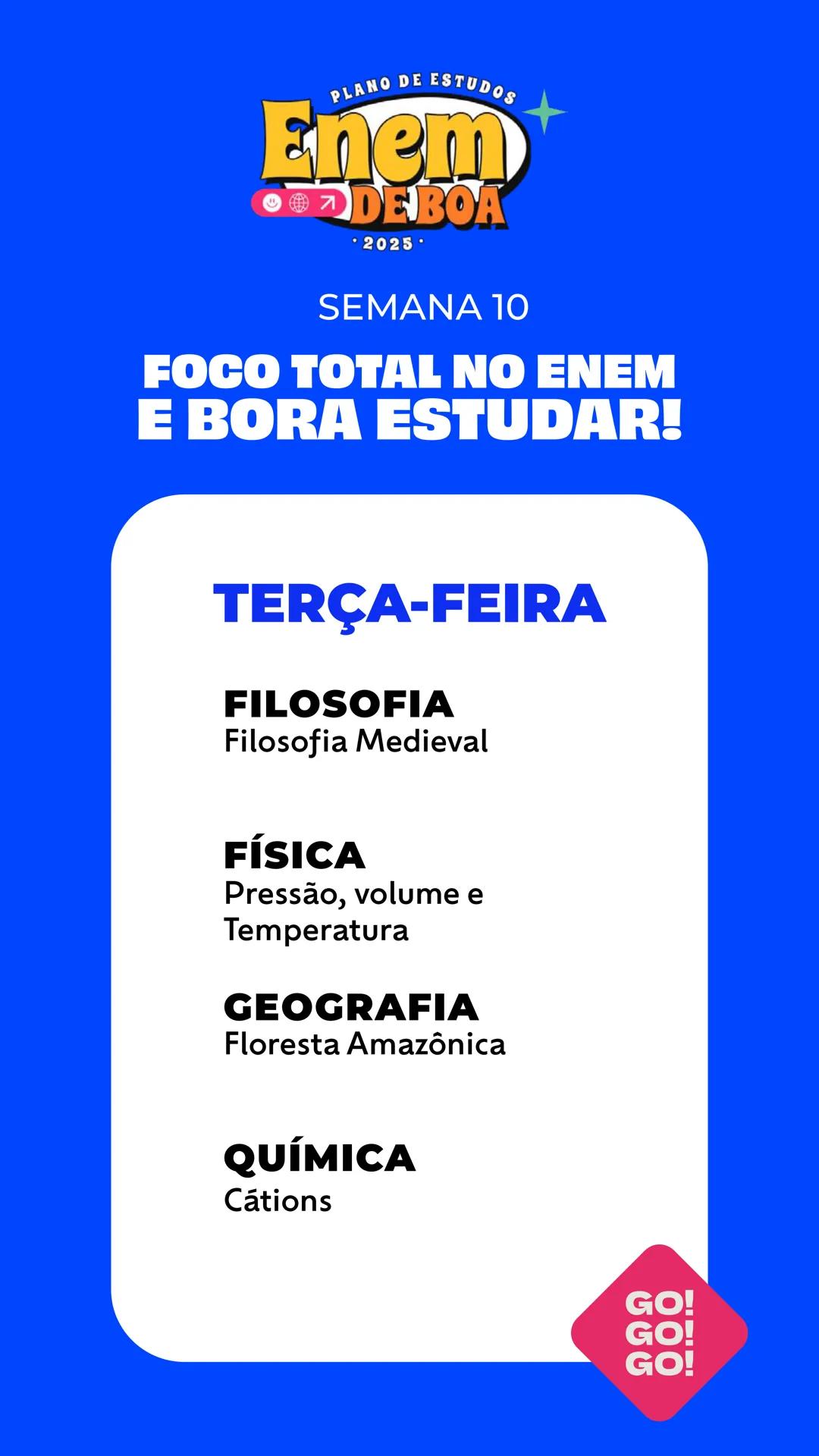 # PLANO DE ESTUDOS
# Enem
😊🌍↗️ **DE BOA**
• 2025 •
# QueroBolsa QUEM
SOMOS?
Quero Bolsa
Conectamos quem quer
aprender a quem é especia