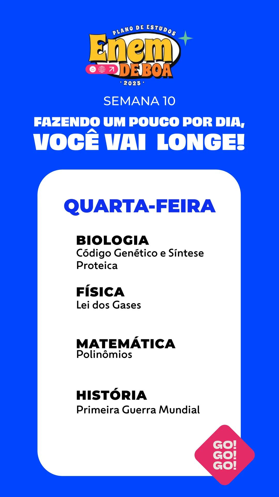 # PLANO DE ESTUDOS
# Enem
😊🌍↗️ **DE BOA**
• 2025 •
# QueroBolsa QUEM
SOMOS?
Quero Bolsa
Conectamos quem quer
aprender a quem é especia