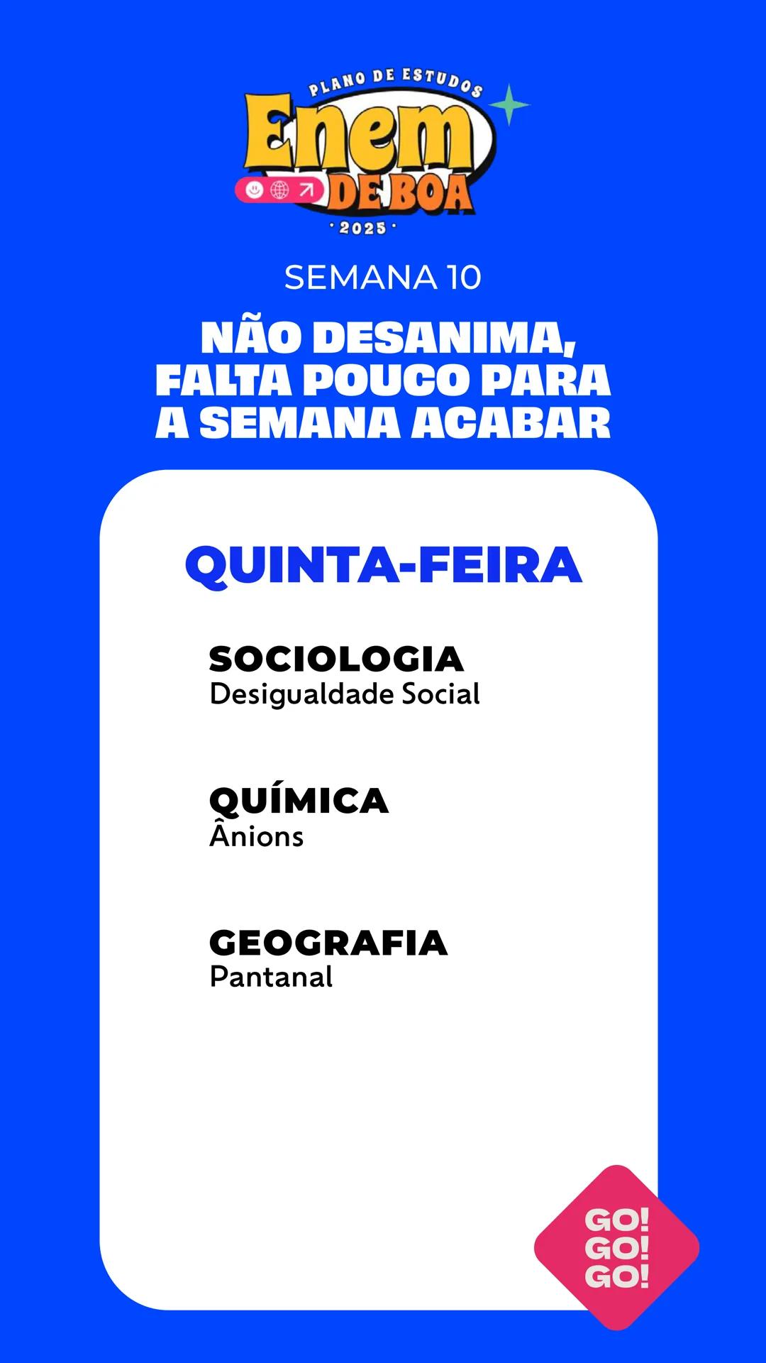 # PLANO DE ESTUDOS
# Enem
😊🌍↗️ **DE BOA**
• 2025 •
# QueroBolsa QUEM
SOMOS?
Quero Bolsa
Conectamos quem quer
aprender a quem é especia