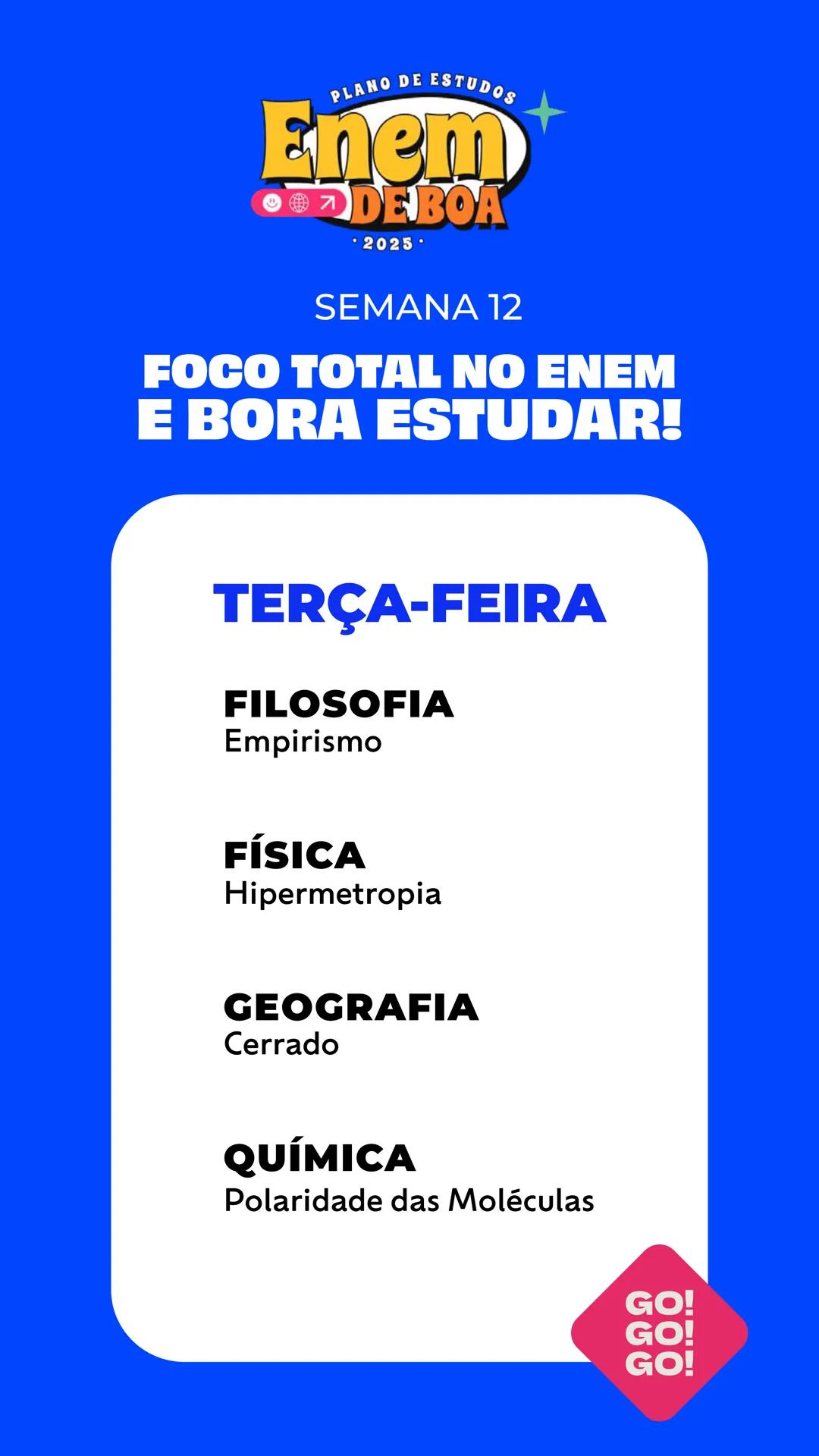 # PLANO DE ESTUDOS
# Enem
😊🌍↗️ **DE BOA**
• 2025 •
# QueroBolsa QUEM
SOMOS?
Quero Bolsa
Conectamos quem quer
aprender a quem é especia