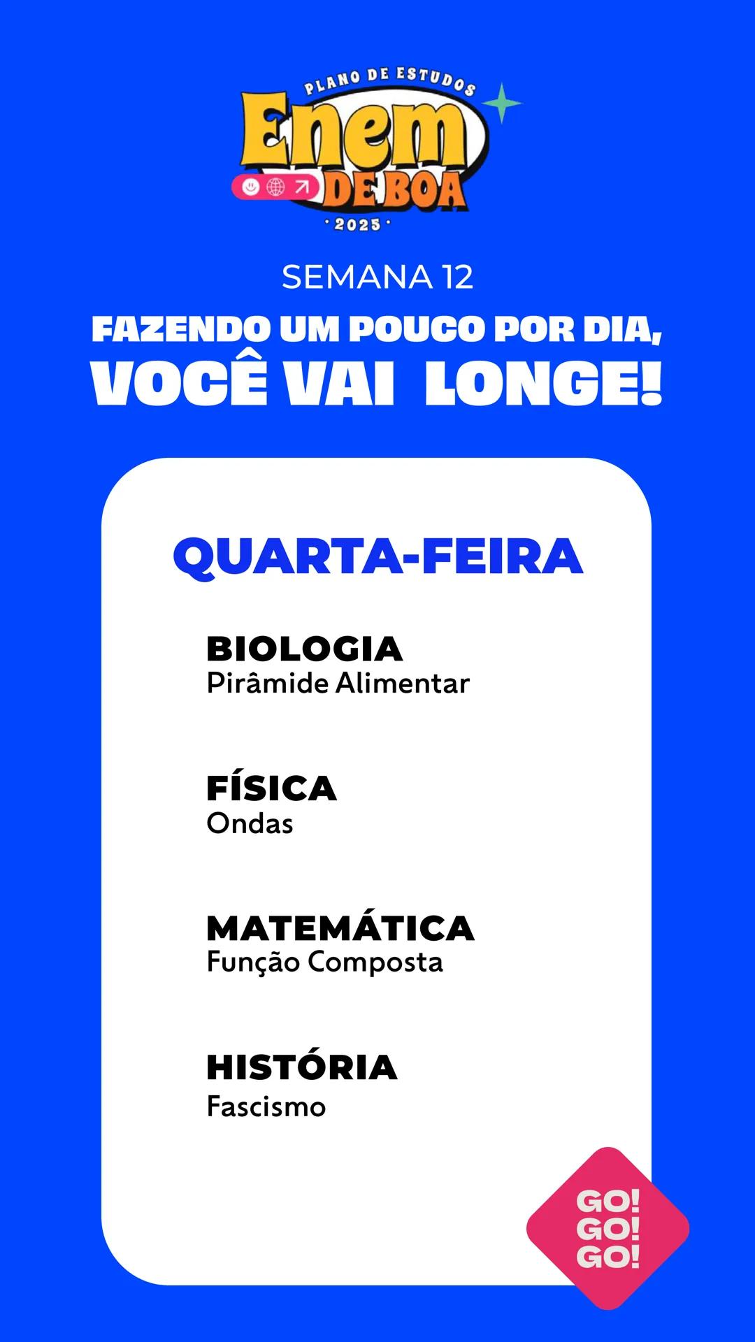 # PLANO DE ESTUDOS
# Enem
😊🌍↗️ **DE BOA**
• 2025 •
# QueroBolsa QUEM
SOMOS?
Quero Bolsa
Conectamos quem quer
aprender a quem é especia