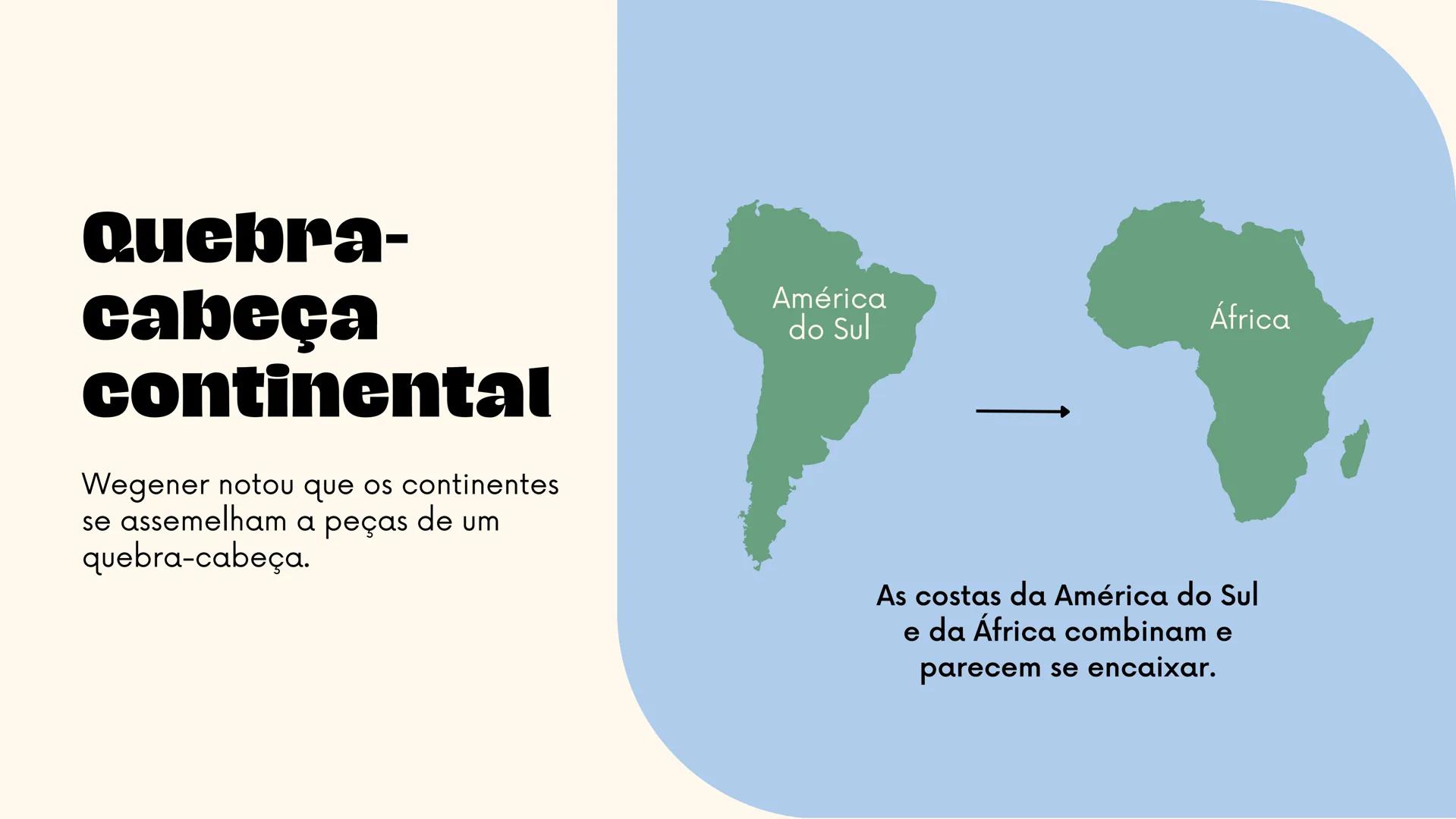deriva
continental # Alfred Wegener e
a Teoria da Deriva
Continental
Uma introdução Os primeiros cientistas acreditavam que a Terra se co