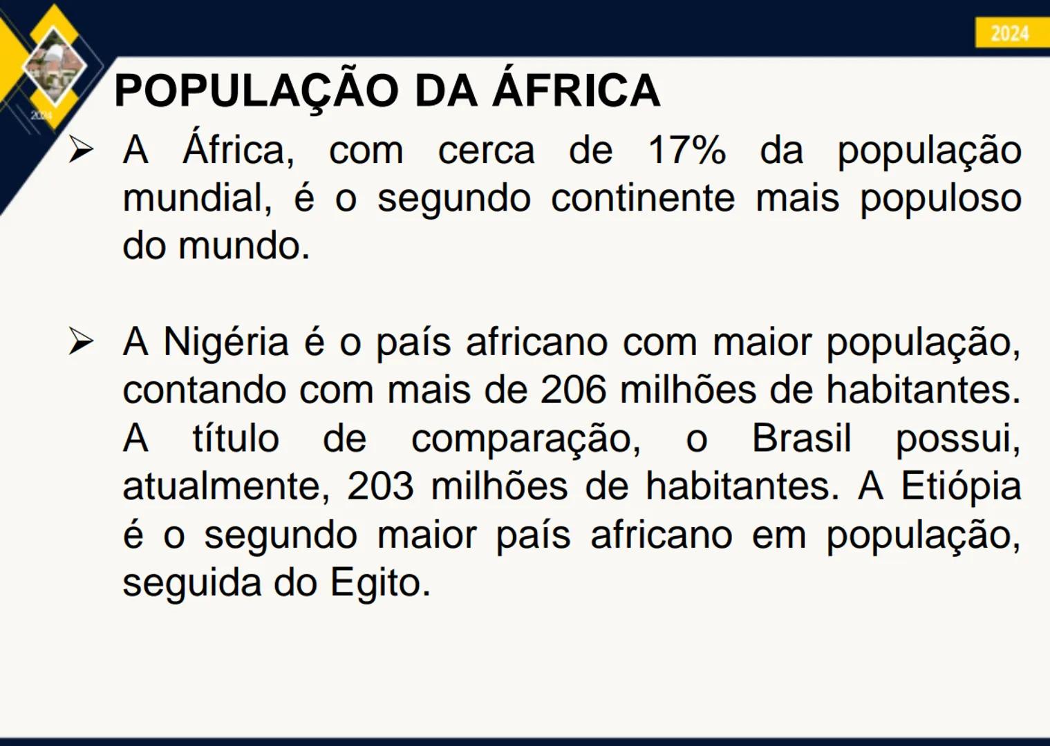 - 2024
ÁFRICA:
ASPECTOS FÍSICOS
E HUMANOS
PROF. GEORGE OLIVEIRA
GEOGRAFIA 200
IBGE
# O CONTINENTE AFRICANO
ОСГАНО
PACIFICO
OCEANG
GL