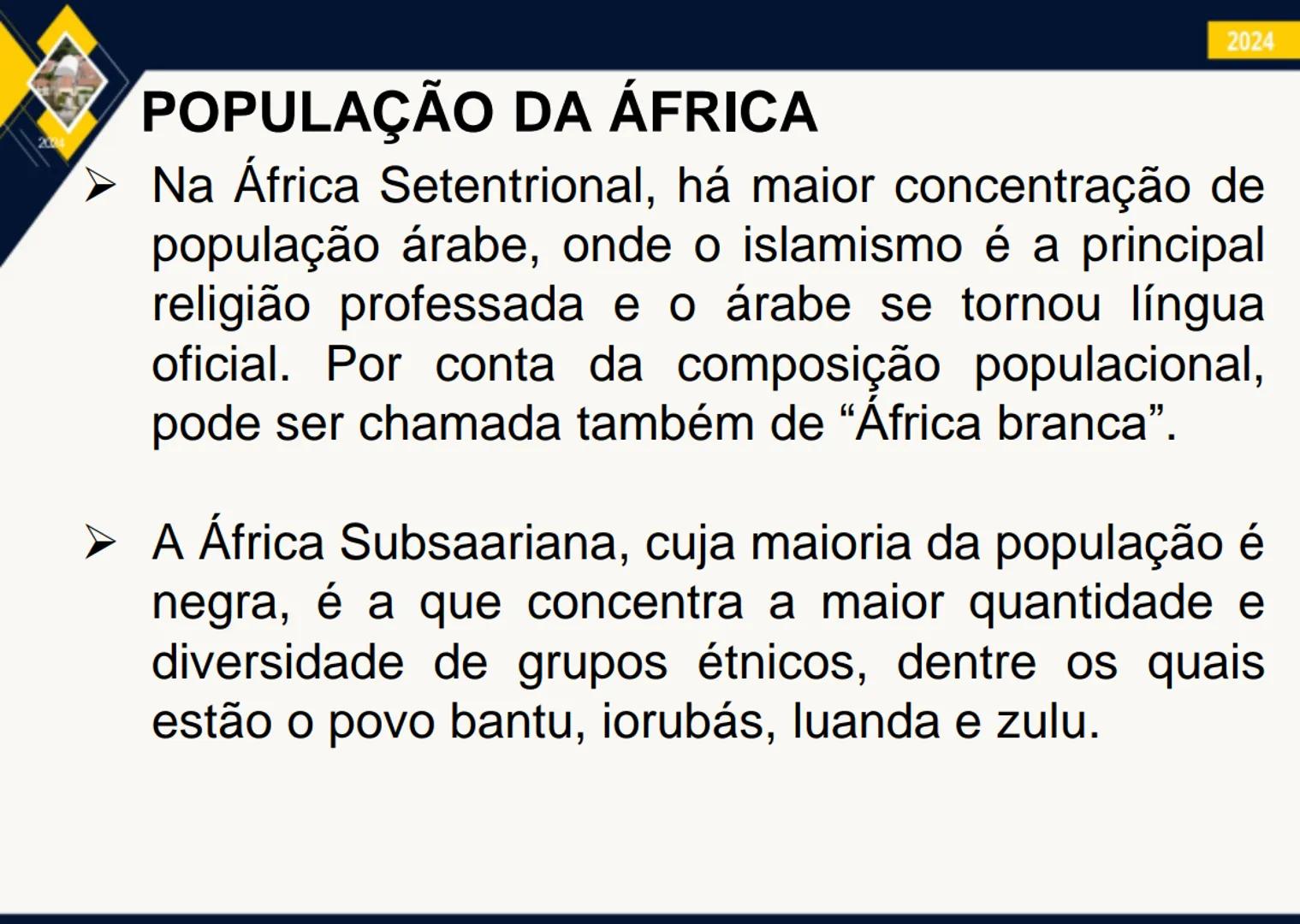 - 2024
ÁFRICA:
ASPECTOS FÍSICOS
E HUMANOS
PROF. GEORGE OLIVEIRA
GEOGRAFIA 200
IBGE
# O CONTINENTE AFRICANO
ОСГАНО
PACIFICO
OCEANG
GL