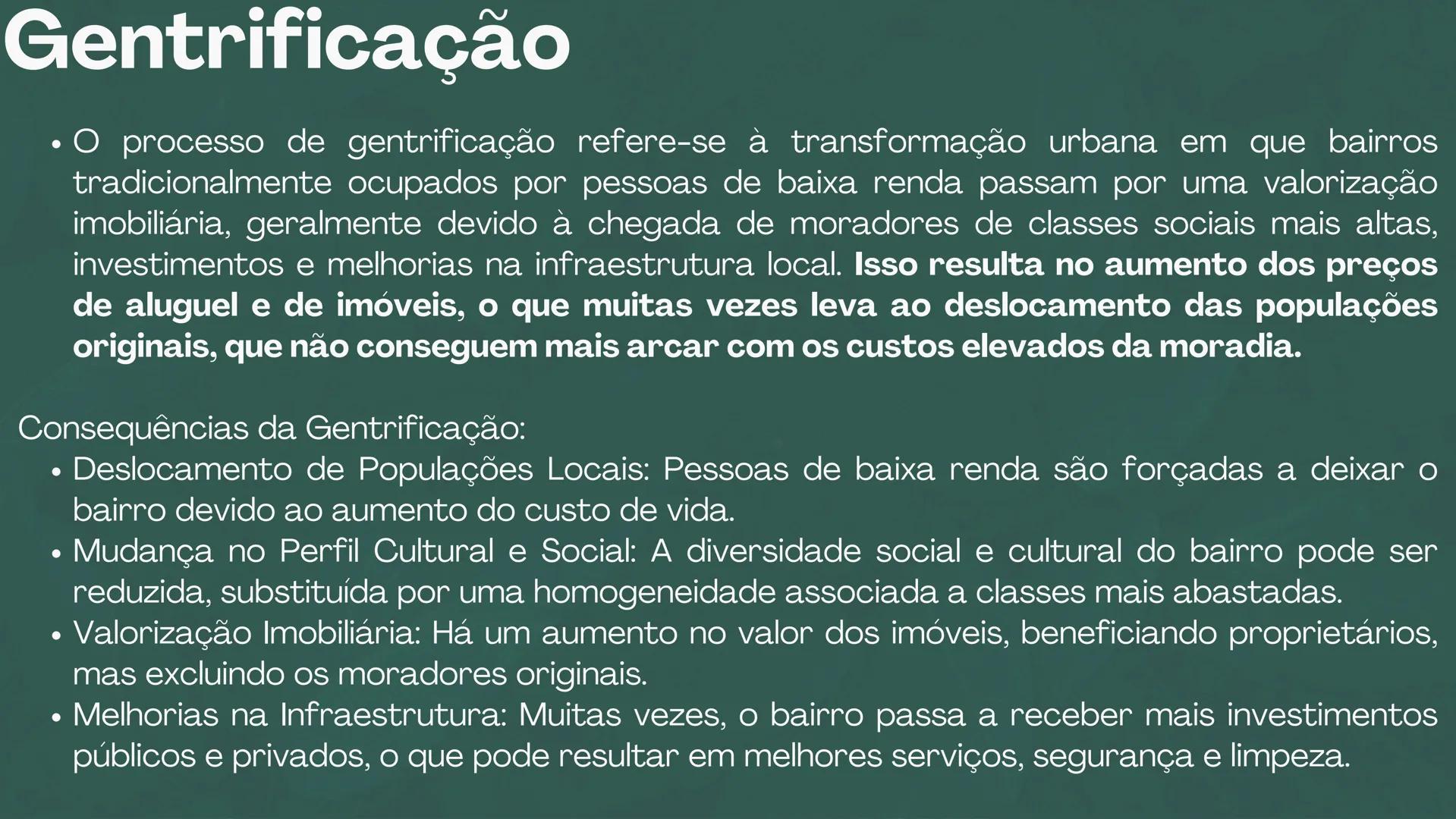 # URBANIZAÇÃO
E SUAS CONSEQUÊNCIAS O que é urbanização?
• Processo de crescimento das
cidades em relação ao campo
Como ocorre?
• Através da
