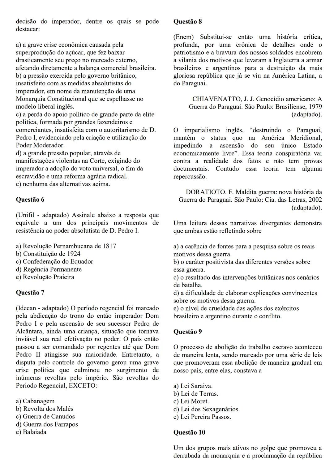 ## HISTORIA
## PRE-VESTIBULAR O Brasil Colônia, o período mais longo da História
do Brasil (1530-1815), é fundamental para
entendermos a fo