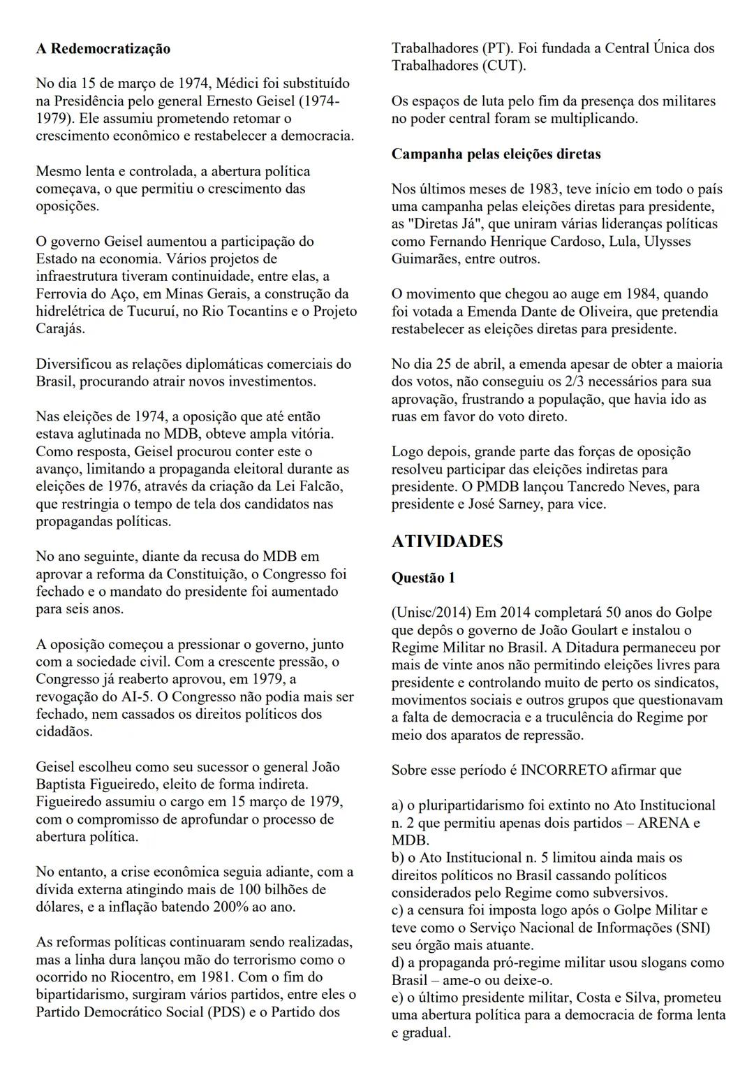 ## HISTORIA
## PRE-VESTIBULAR O Brasil Colônia, o período mais longo da História
do Brasil (1530-1815), é fundamental para
entendermos a fo