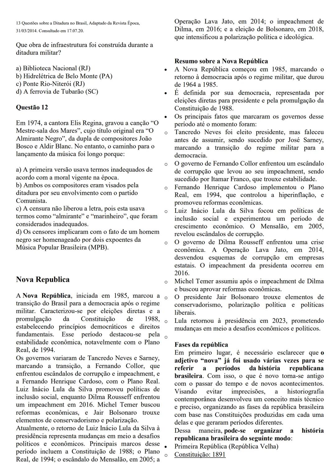 ## HISTORIA
## PRE-VESTIBULAR O Brasil Colônia, o período mais longo da História
do Brasil (1530-1815), é fundamental para
entendermos a fo