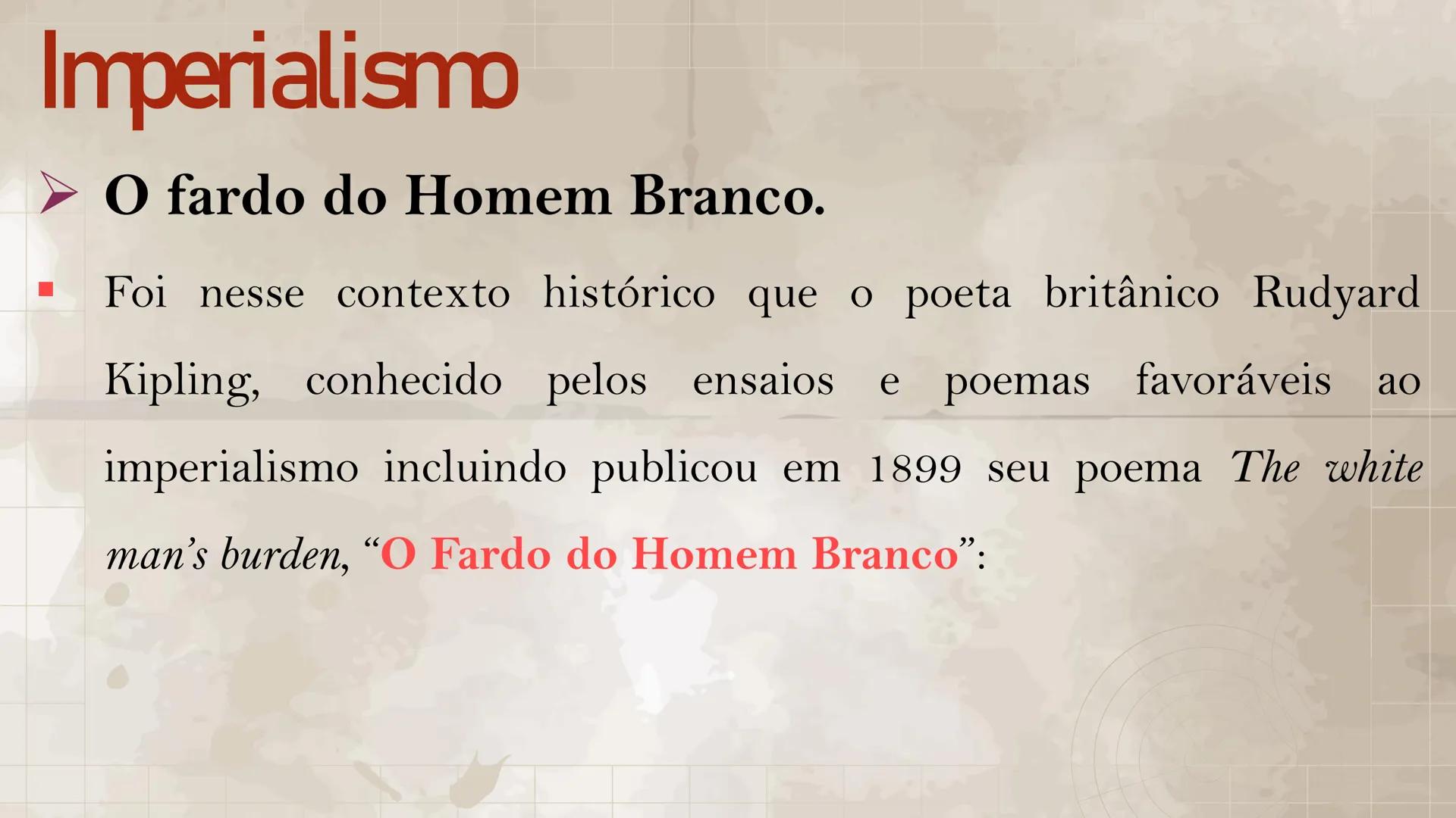 # Imperialismo
Disciplina: História
Prof.": Daiane Costa Batalha # Imperialismo
➤ Definição:
- O imperialismo foi a política de dominaçã