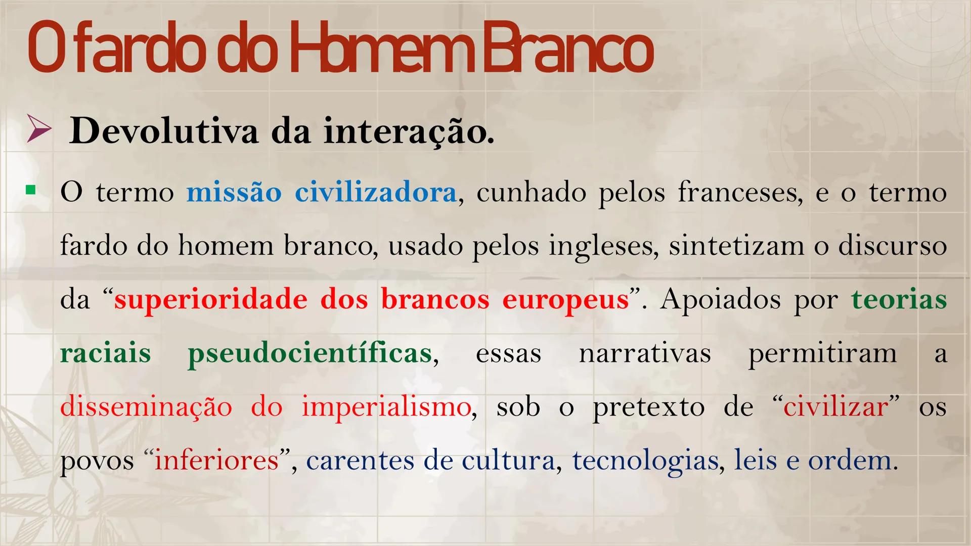 # Imperialismo
Disciplina: História
Prof.": Daiane Costa Batalha # Imperialismo
➤ Definição:
- O imperialismo foi a política de dominaçã