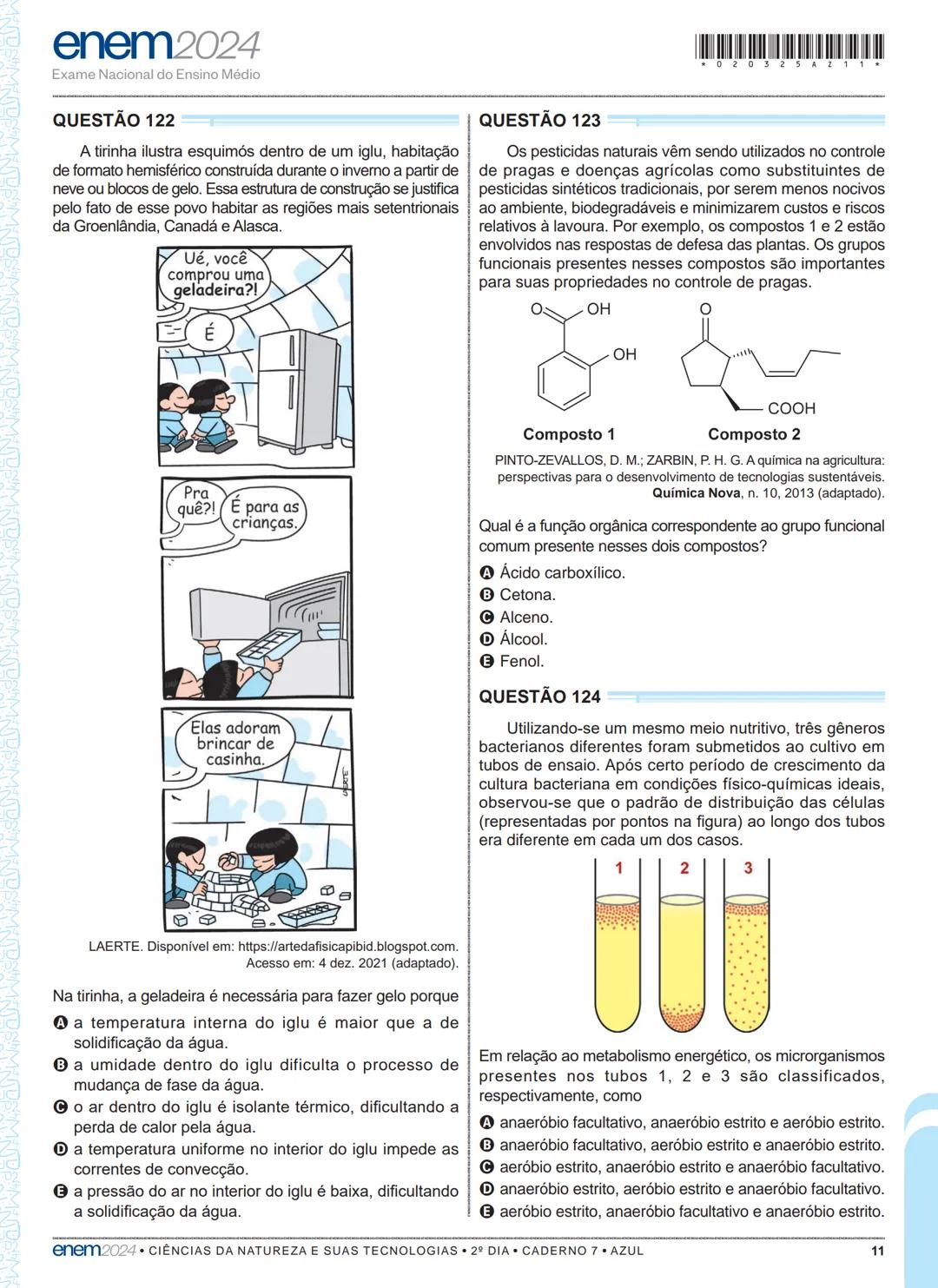 03
2º DIA
EXAME NACIONAL DO ENSINO MÉDIO
PROVA DE CIÊNCIAS DA NATUREZA E SUAS TECNOLOGIAS
PROVA DE MATEMÁTICA E SUAS TECNOLOGIAS
enem2024