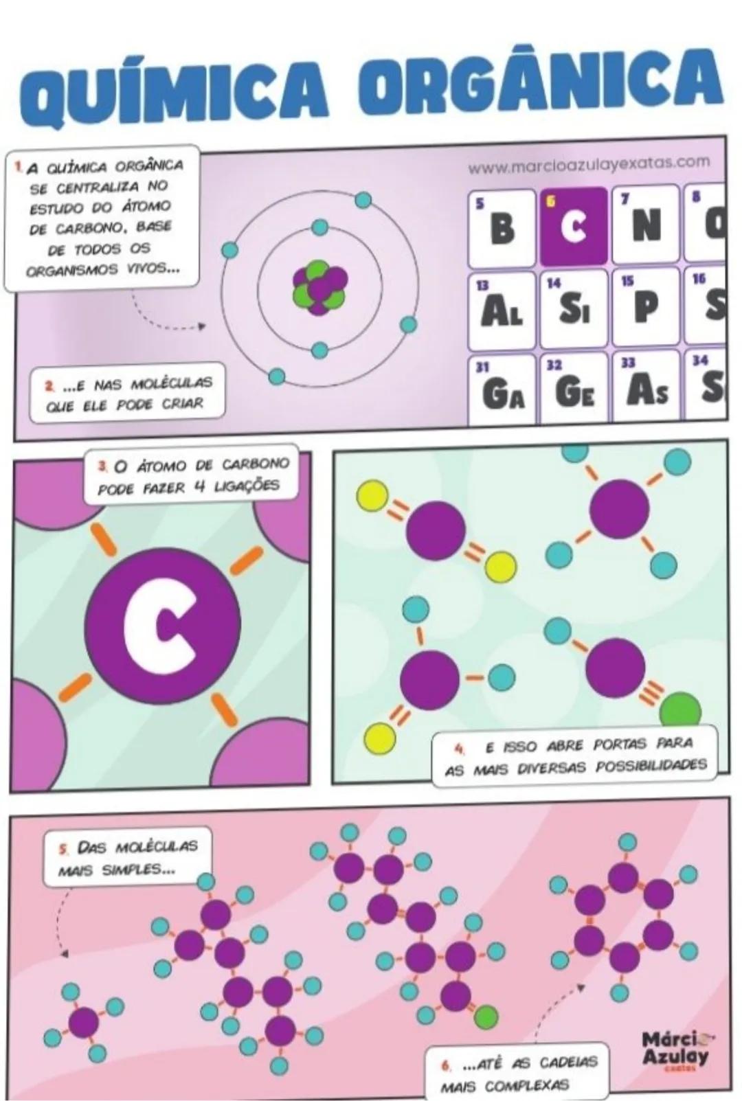 Química Ilustrada
SUMARIO Quimica Organica
1ª Edição. 2023
03 Introdução a Orgânica
11 Carbonos e Cadeias
19 Hidrocarbonetos
29 Ramificações