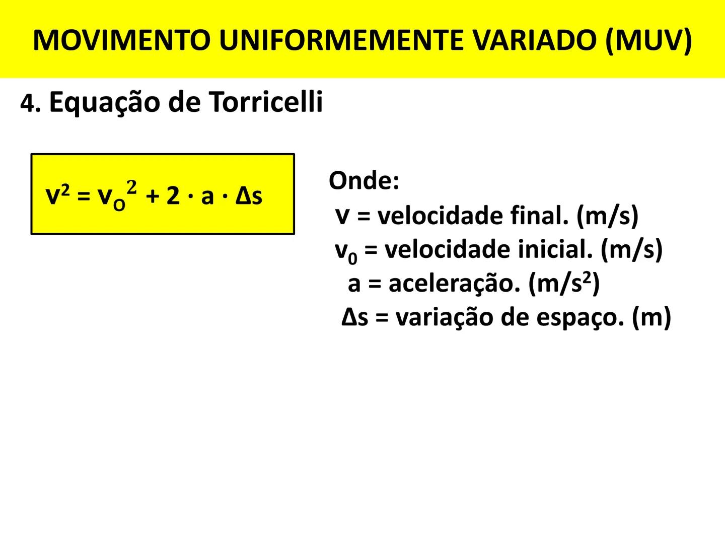 CMCB
ENSINO MÉDIO
DISCIPLINA : FÍSICA
1ª SÉRIE
(102, 103 E 104)
MOVIMENTO UNIFORMEMENTE
VARIADO (MUV)
Prof: GEORGE ALEXANDER # MOVIMENTO UNI