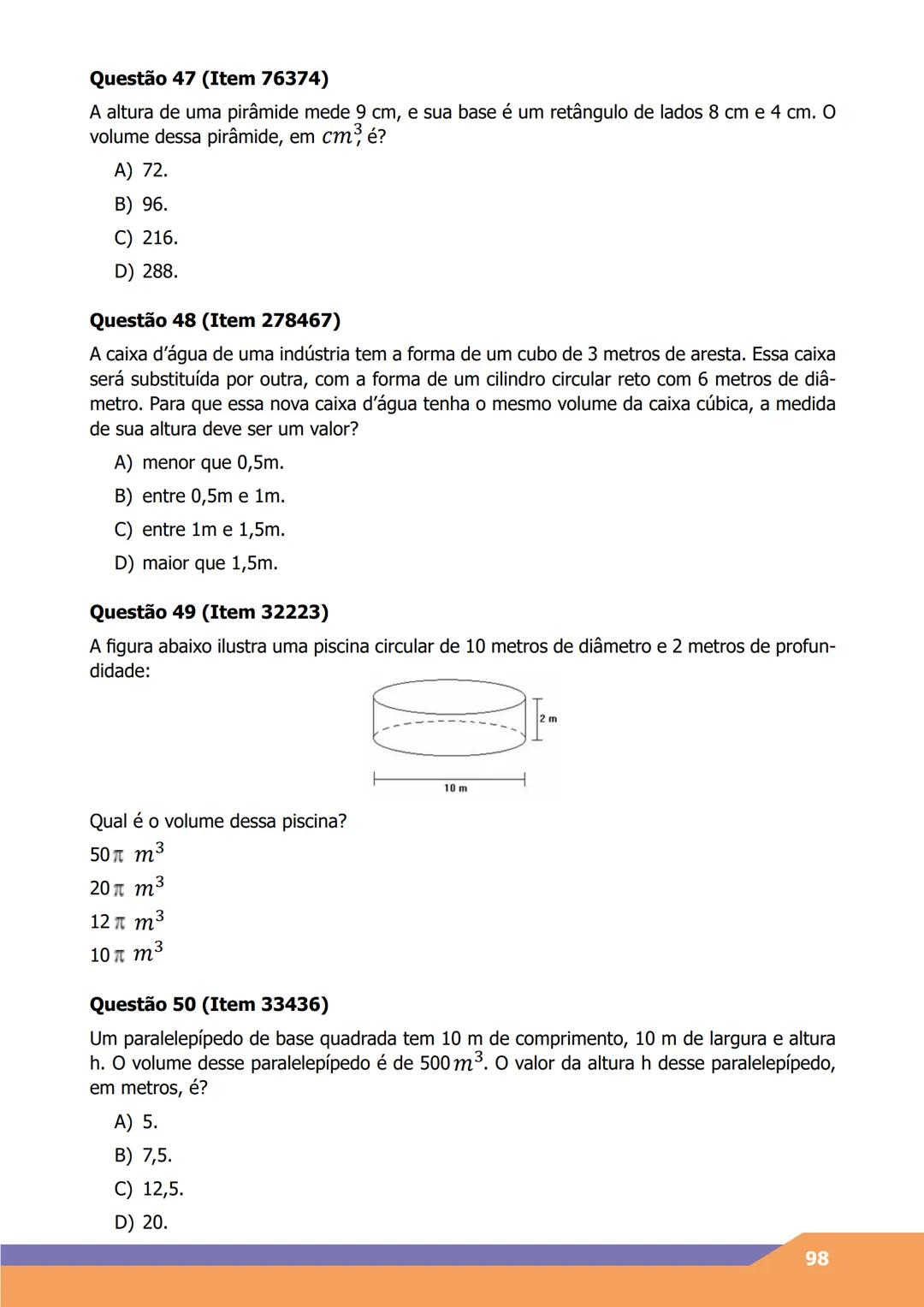 MAPA + SAEB
ÁREA DE CONHECIMENTO
Matemática e suas Tecnologias
COMPONENTE CURRICULAR
Matemática
ANO LETIVO
2025
Olá, estudante!
É com grande
