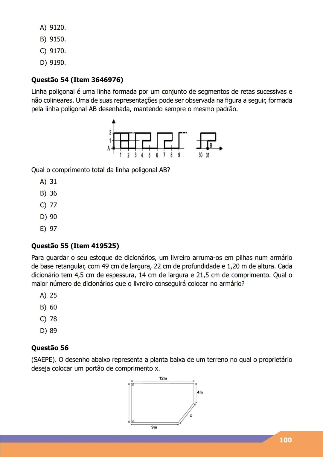 MAPA + SAEB
ÁREA DE CONHECIMENTO
Matemática e suas Tecnologias
COMPONENTE CURRICULAR
Matemática
ANO LETIVO
2025
Olá, estudante!
É com grande
