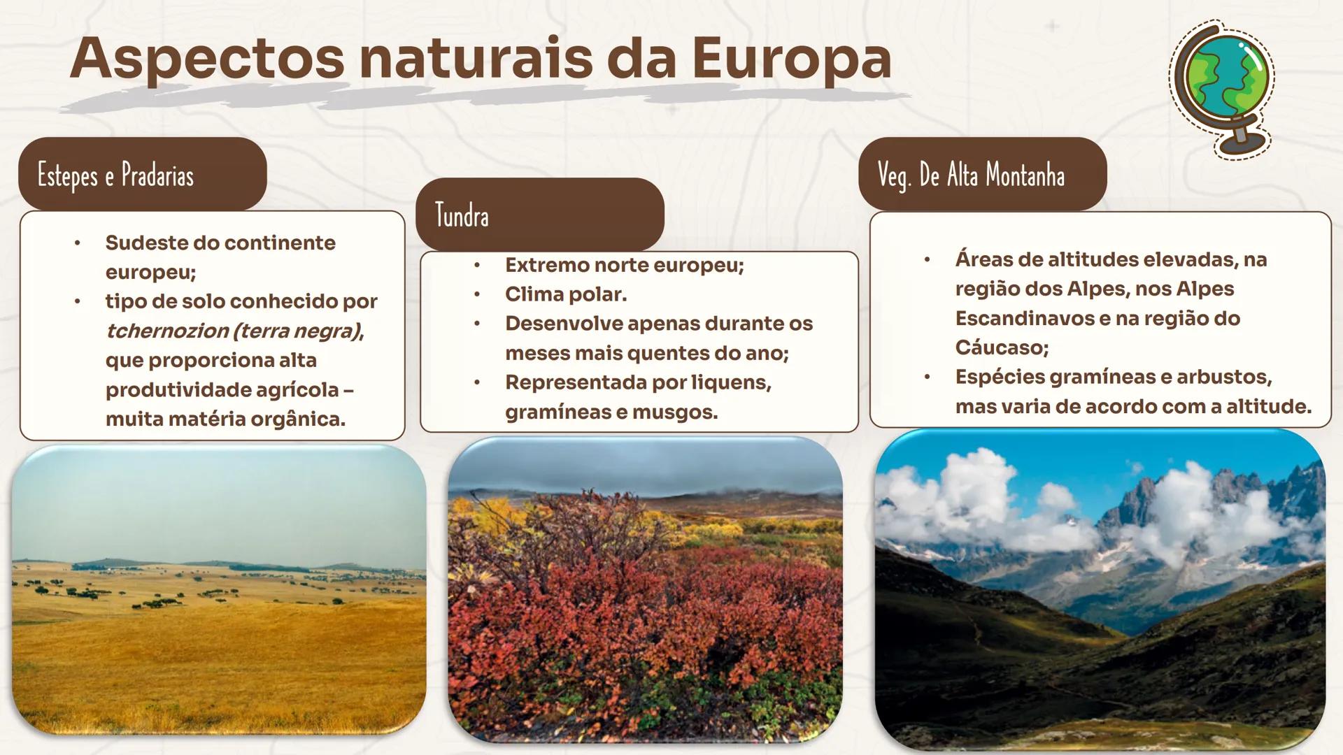 GEOGRAFIA
+
Europa
Ocidental e Oriental
Profa. Ma. Larissa Menezes
++
+
9° ΑΝΟ Aspectos Gerais do continente Europeu
Abrange alguns dos país