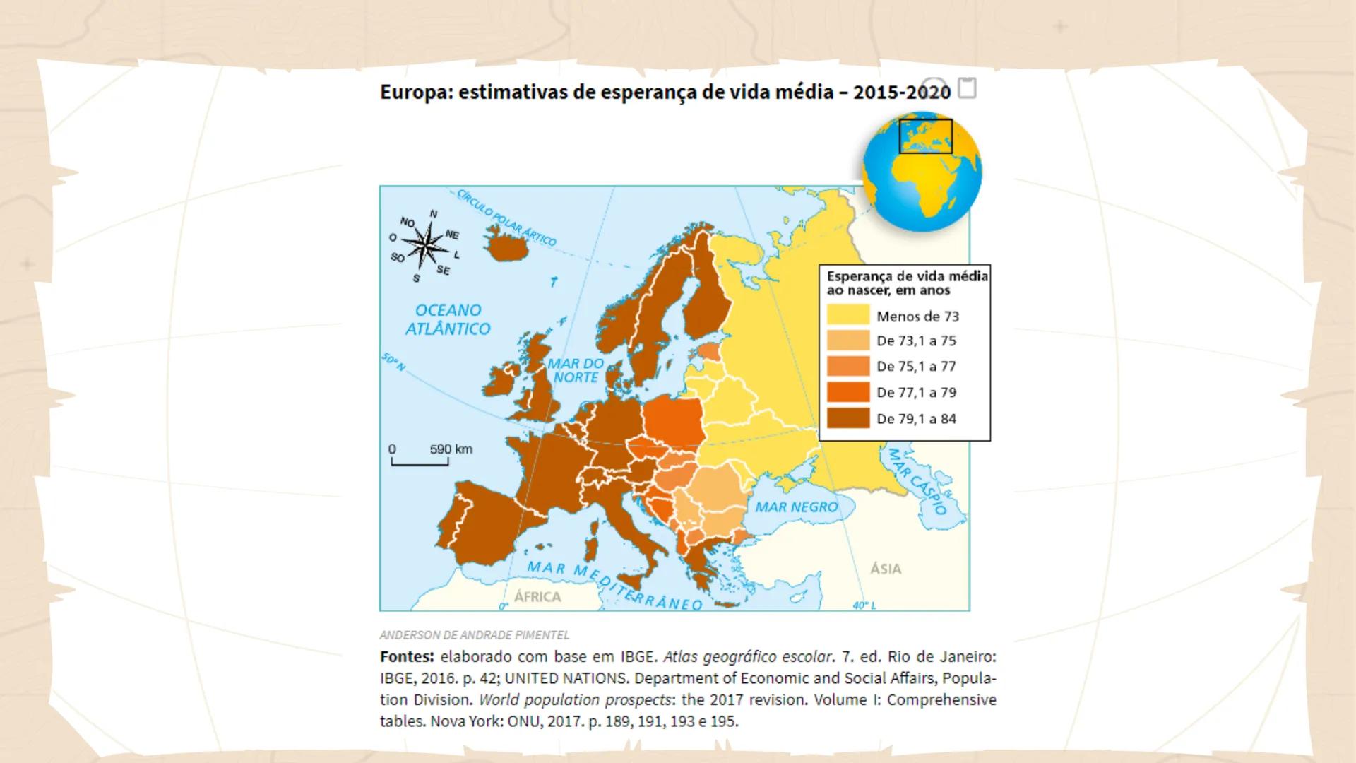 GEOGRAFIA
+
Europa
Ocidental e Oriental
Profa. Ma. Larissa Menezes
++
+
9° ΑΝΟ Aspectos Gerais do continente Europeu
Abrange alguns dos país