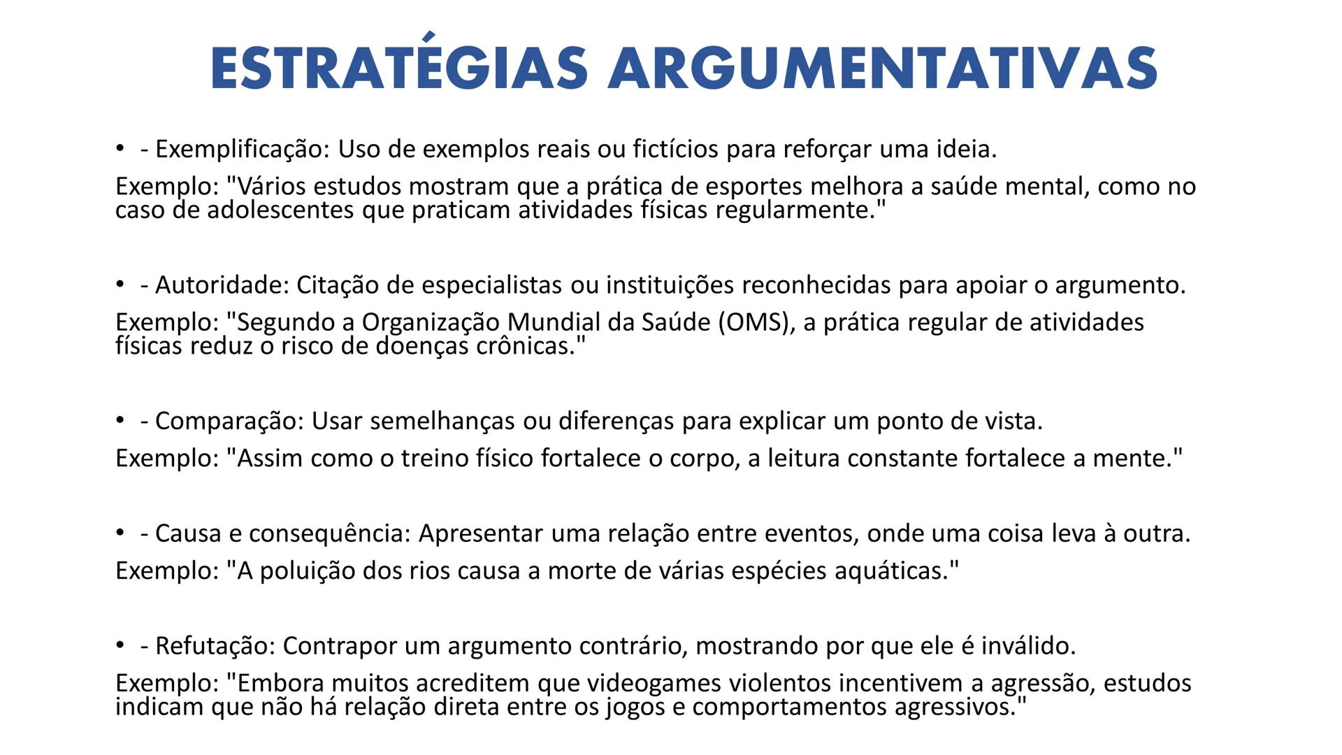 # ARGUMENTAÇÃO
Língua portuguesa -
7º 2024 Opinião x fatos
• Fatos são comprovados por evidências. Portanto, não são discutíveis.
• Fatos p