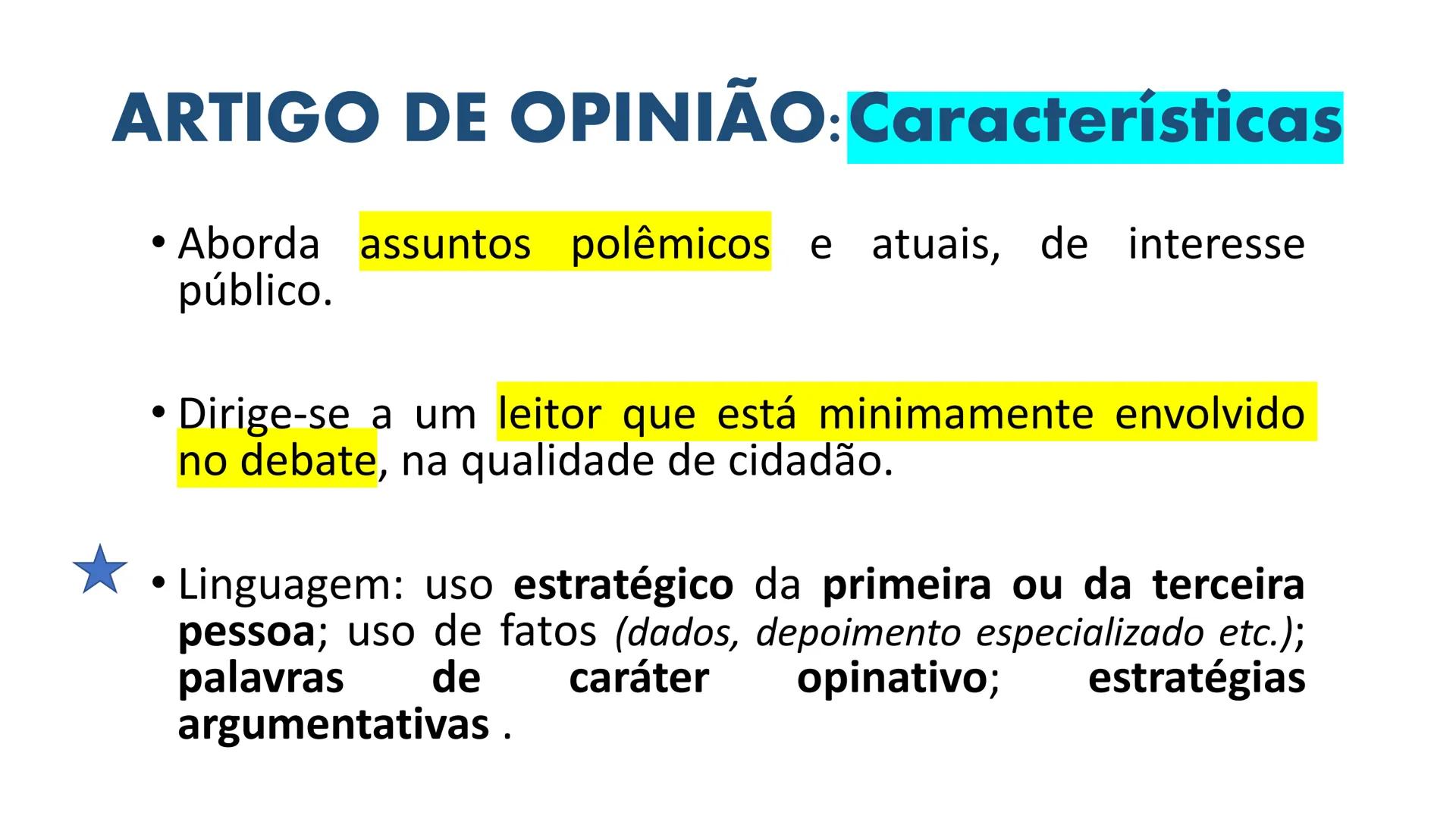 # ARGUMENTAÇÃO
Língua portuguesa -
7º 2024 Opinião x fatos
• Fatos são comprovados por evidências. Portanto, não são discutíveis.
• Fatos p