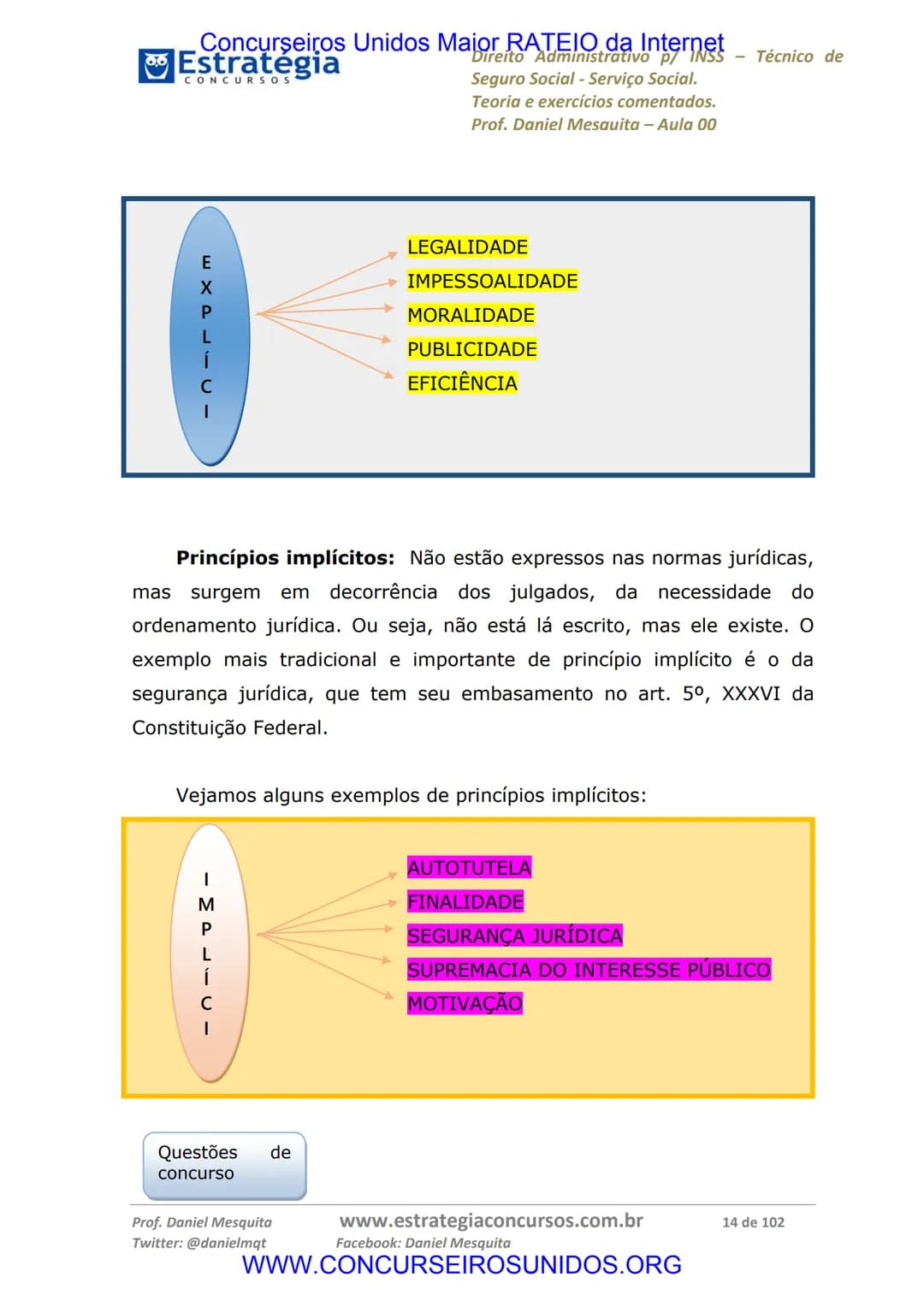 Concurseiros Unidos Maior RATEIO da Internet
# Estratégia
CONCURSOS
Aula 00
Noções de Direito Administrativo p/ INSS - Técnico do Seguro